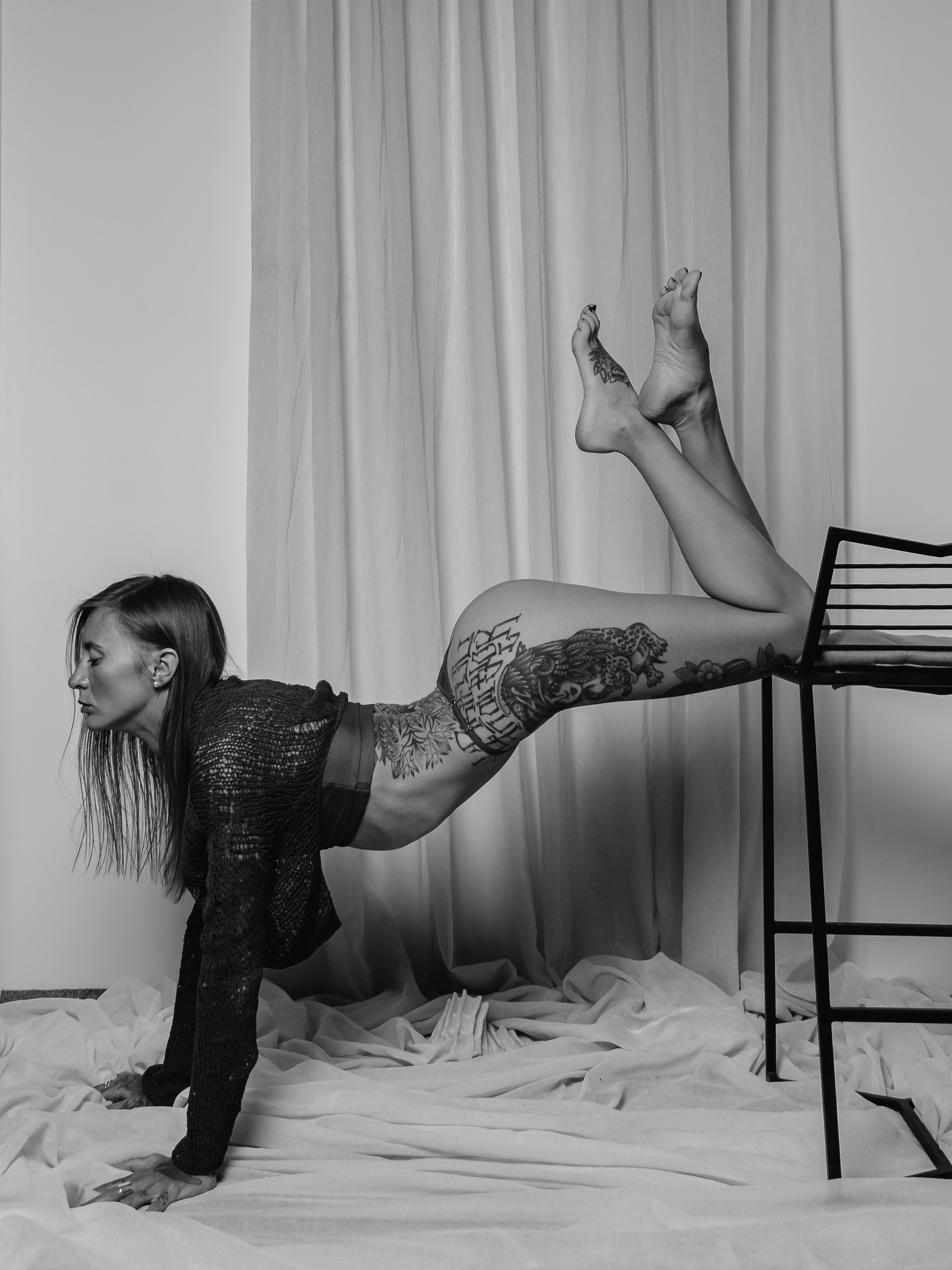 Женская съёмка в студии. Фотограф vitalina.fox