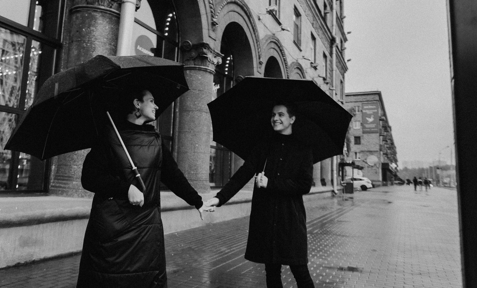 Съёмка под дождём. Фотограф vitalina.fox