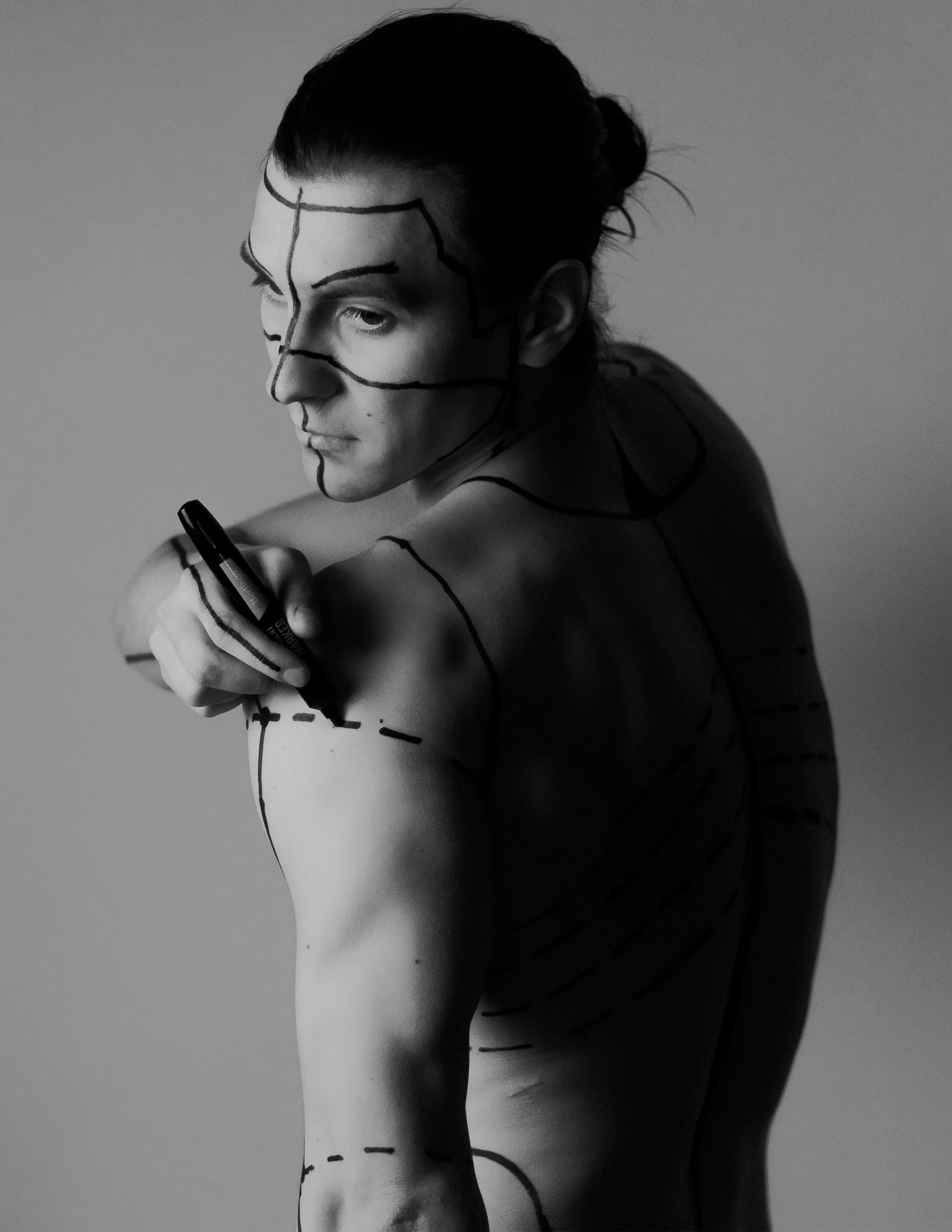 Мужская съёмка в студии. Фотограф vitalina.fox