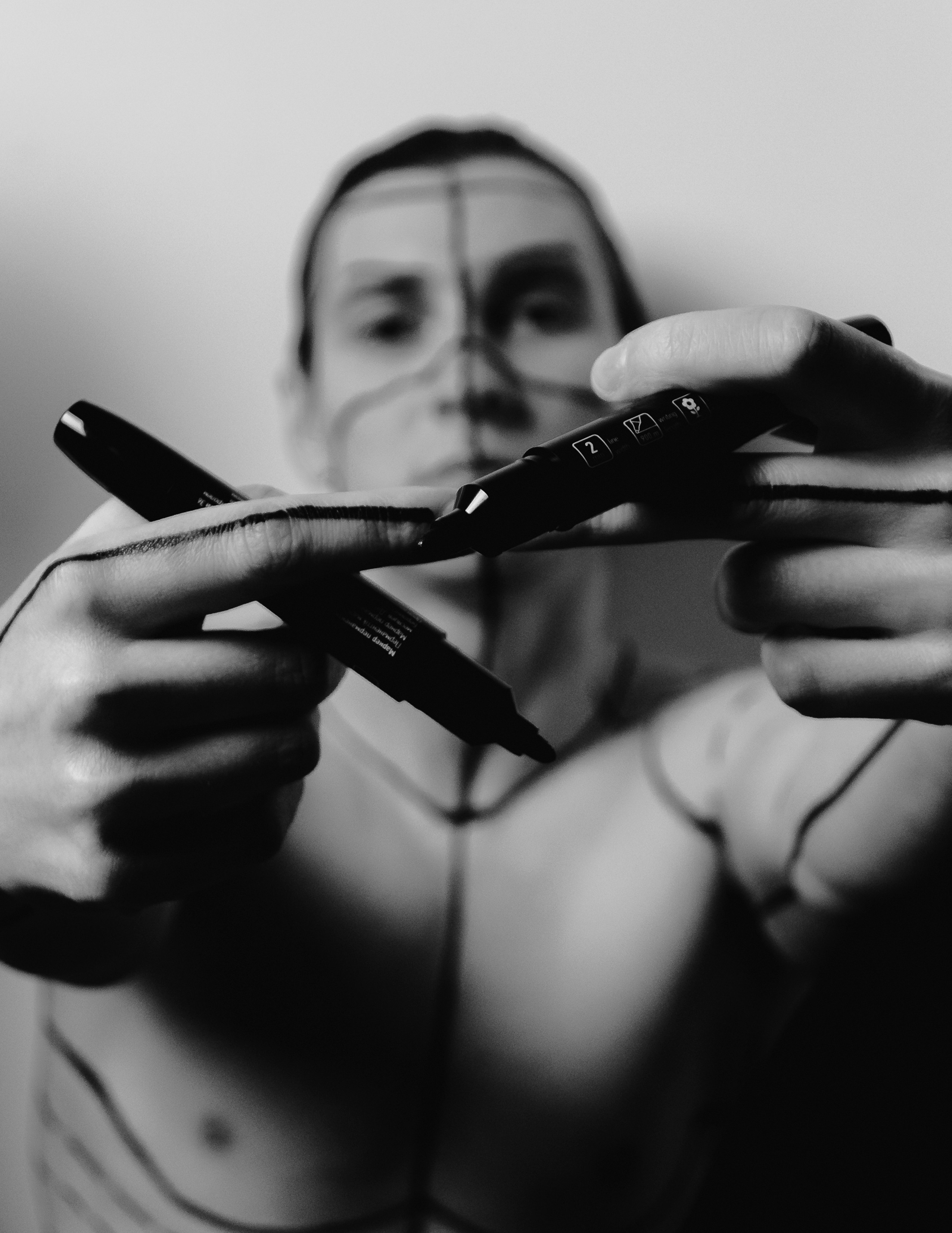 Мужская съёмка в студии. Фотограф vitalina.fox