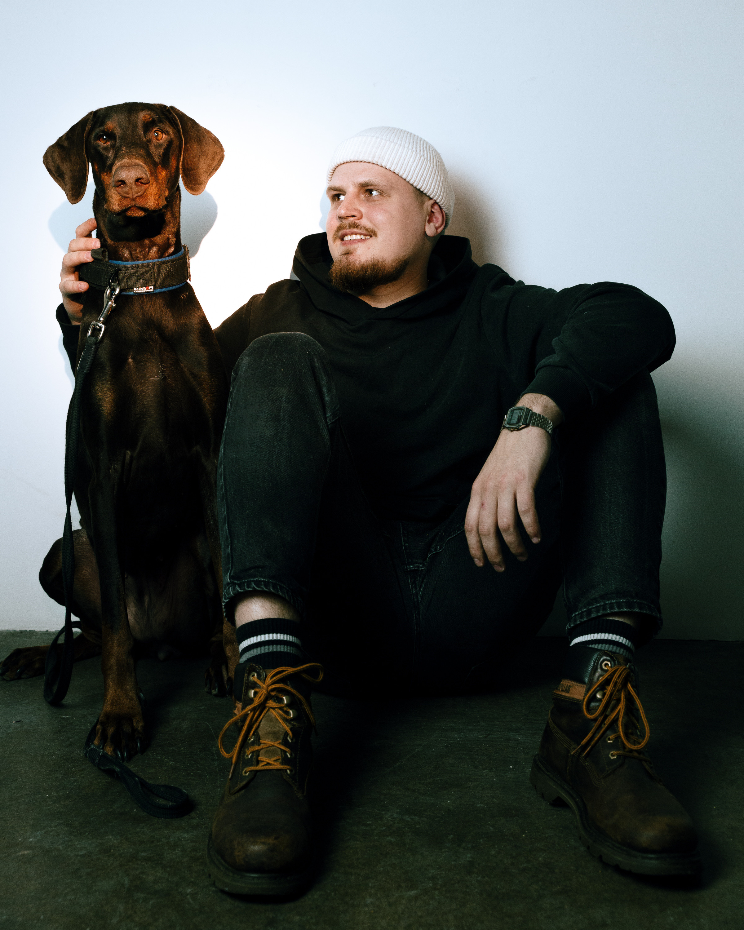 Фотосессия с собакой. Фотограф vitalina.fox