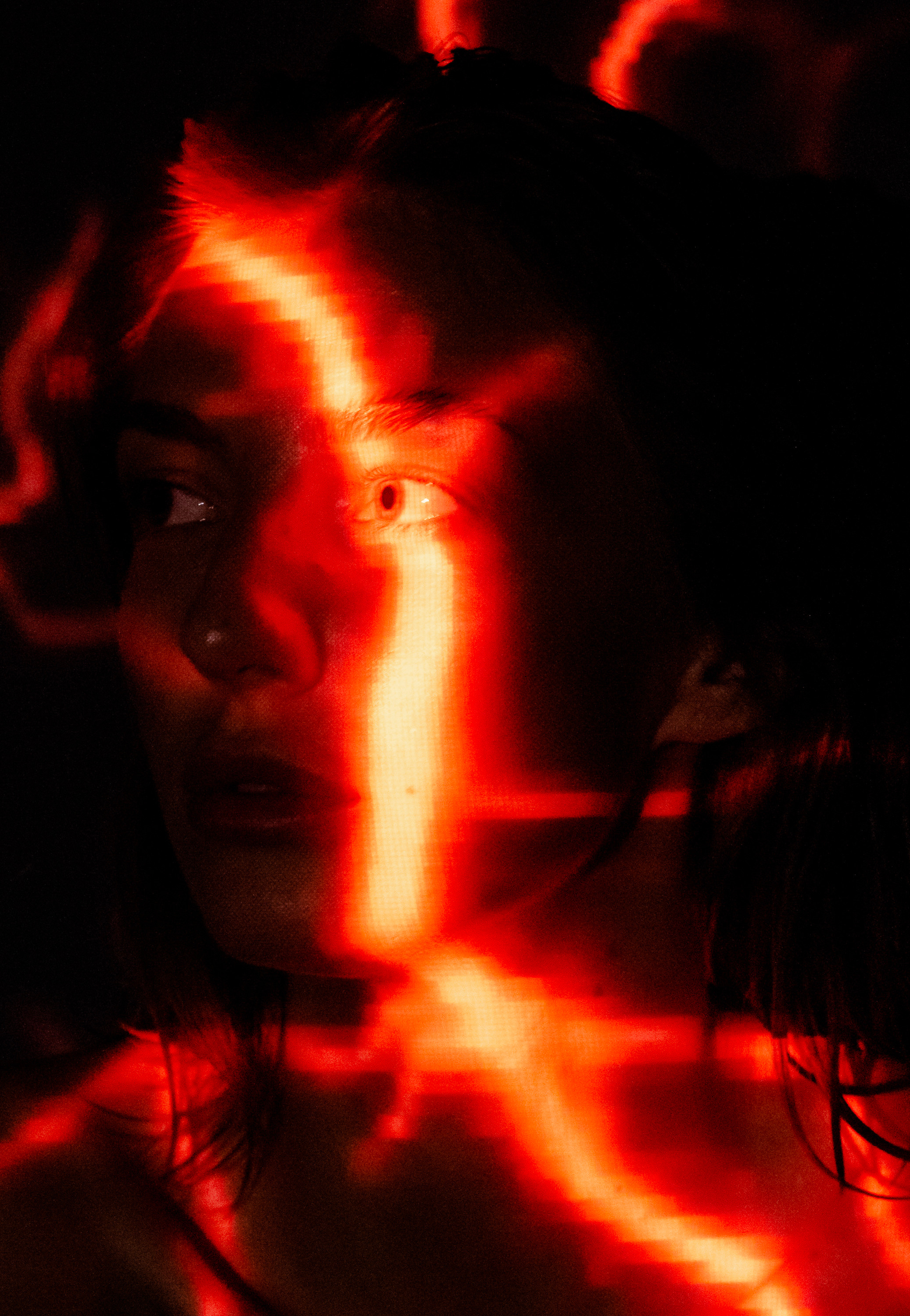 Фотосессия с проектором. Фотограф vitalina.fox