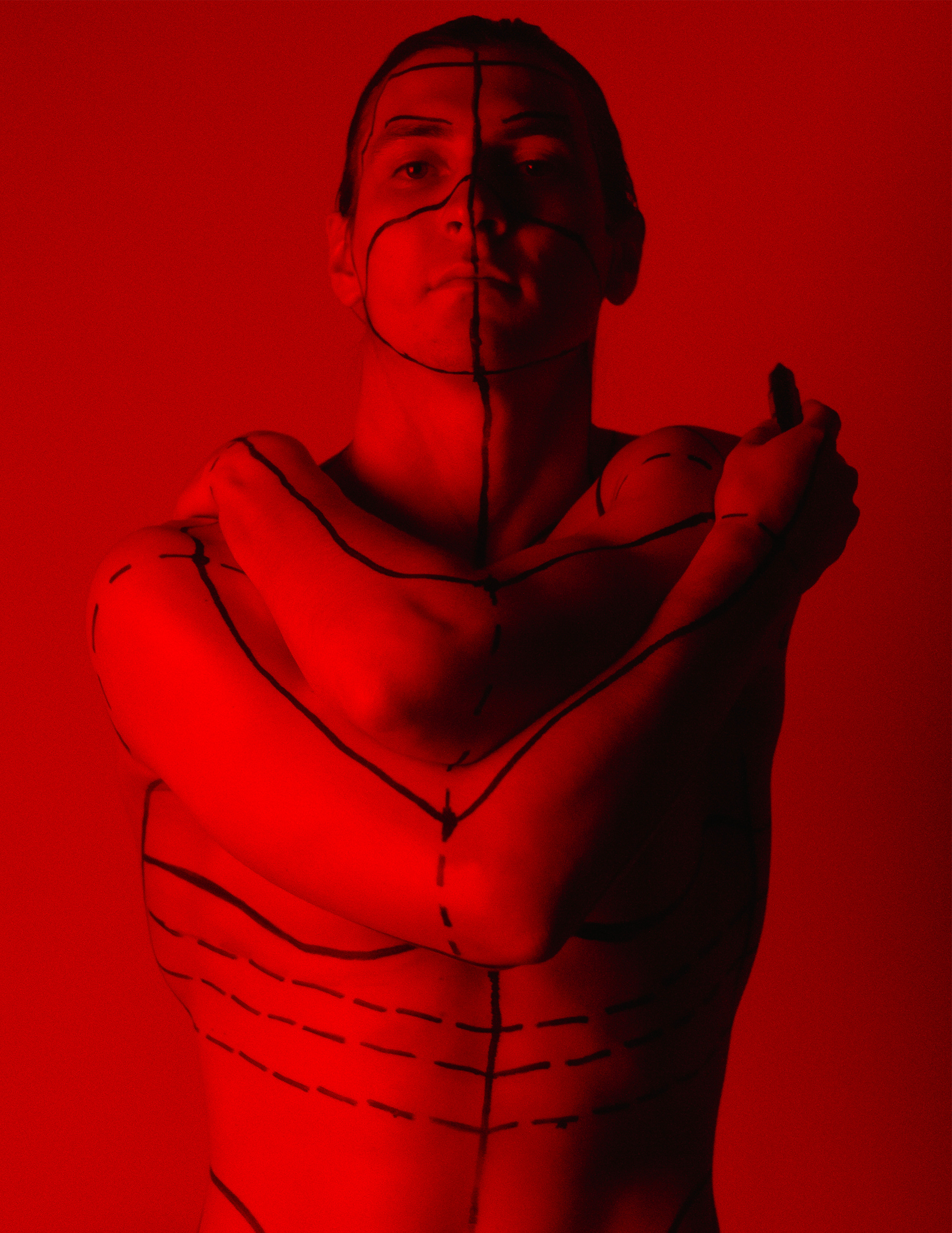 Мужская съёмка в студии. Фотограф vitalina.fox