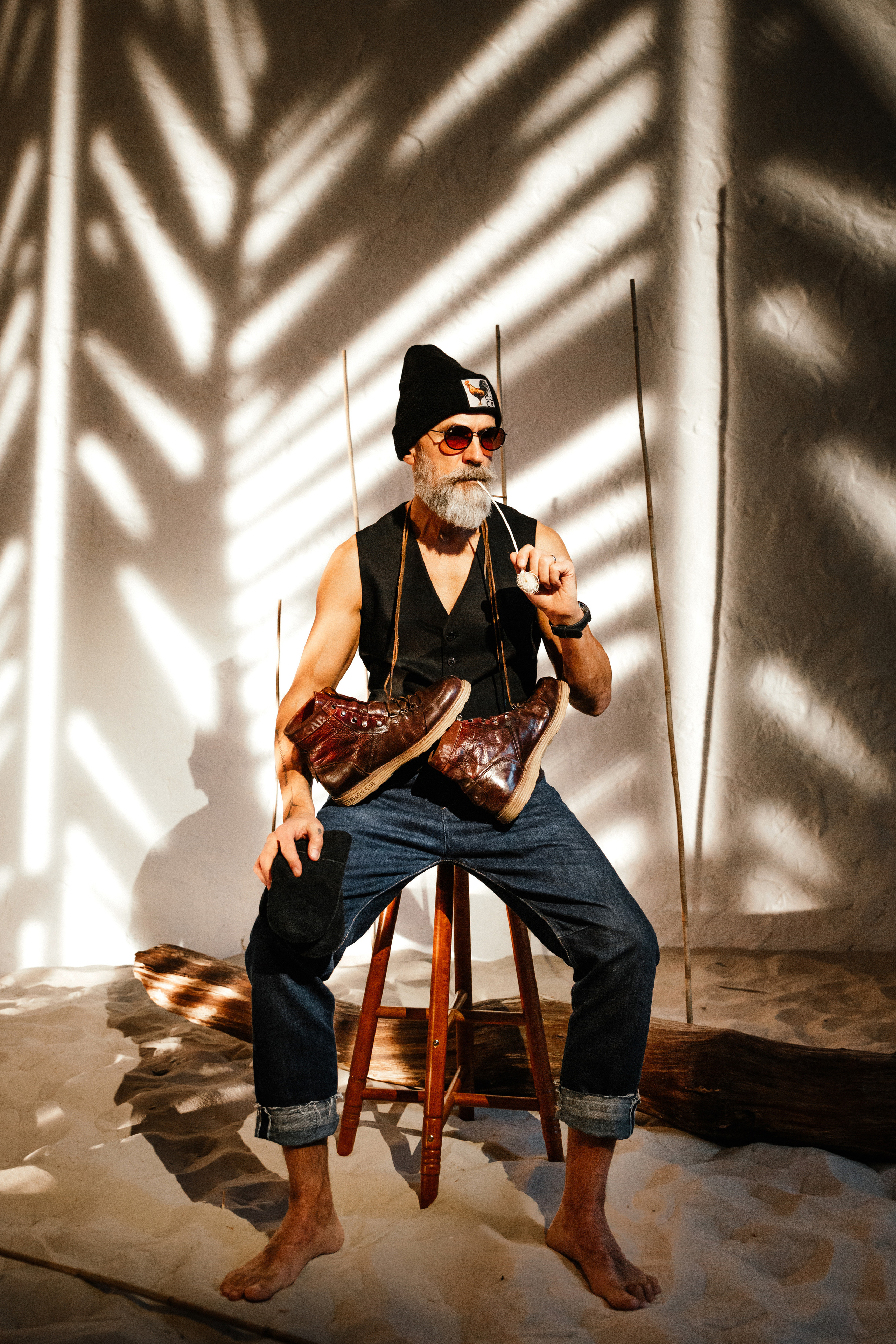 Мужская фотосессия в студии. Фотограф Александр Кожарский