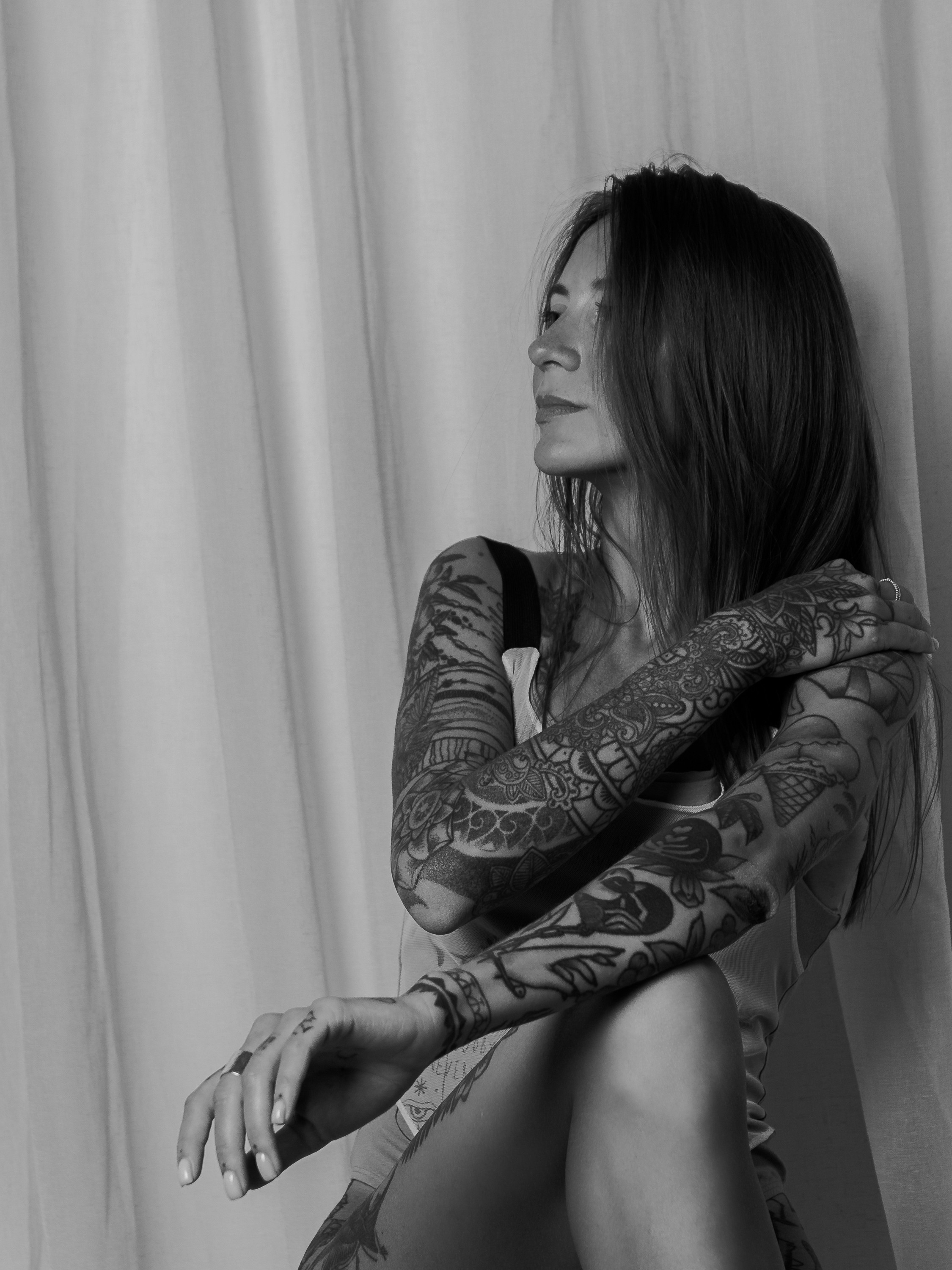 Женская съёмка в студии. Фотограф vitalina.fox