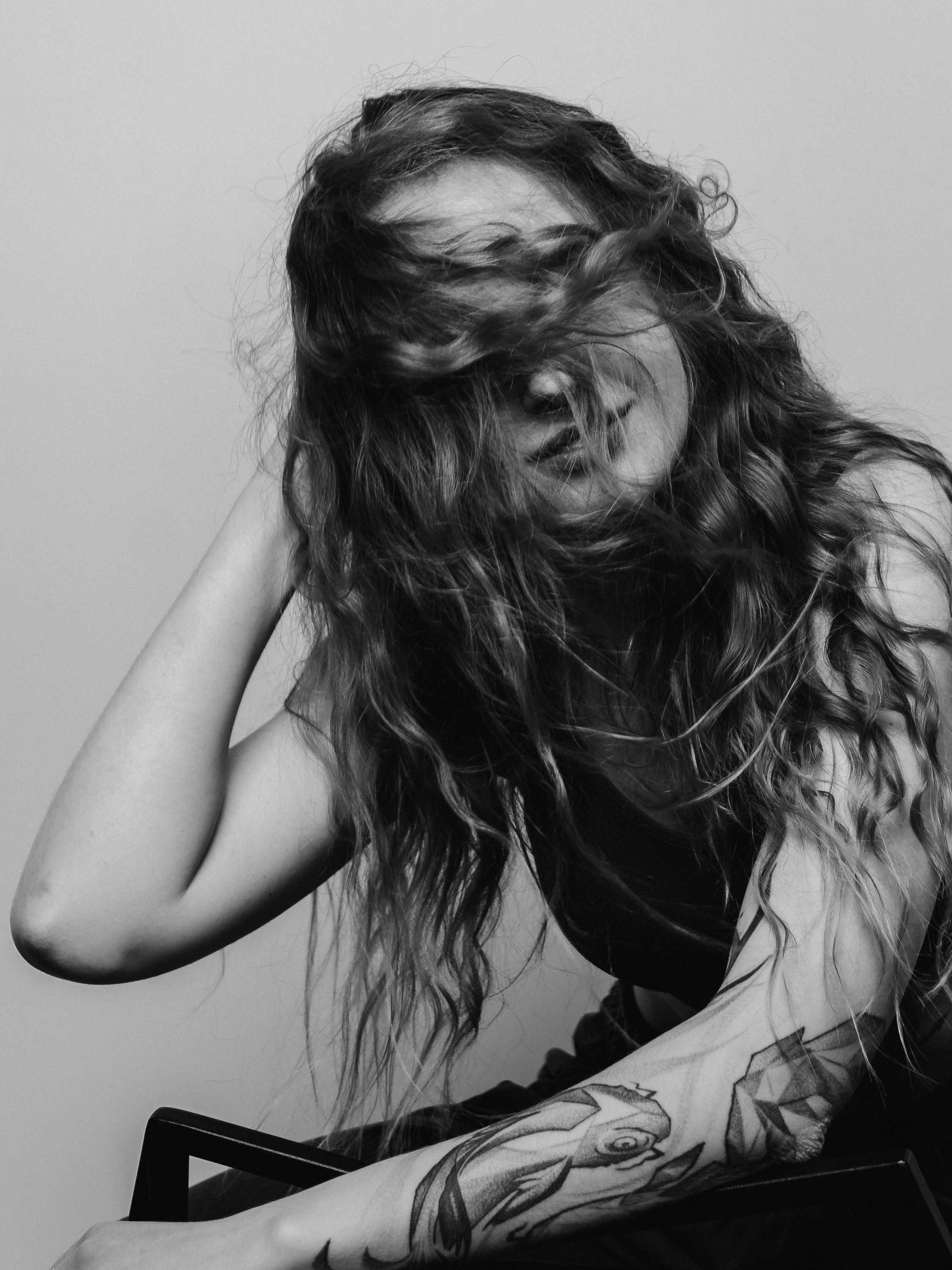 Женская съёмка в студии. Фотограф vitalina.fox