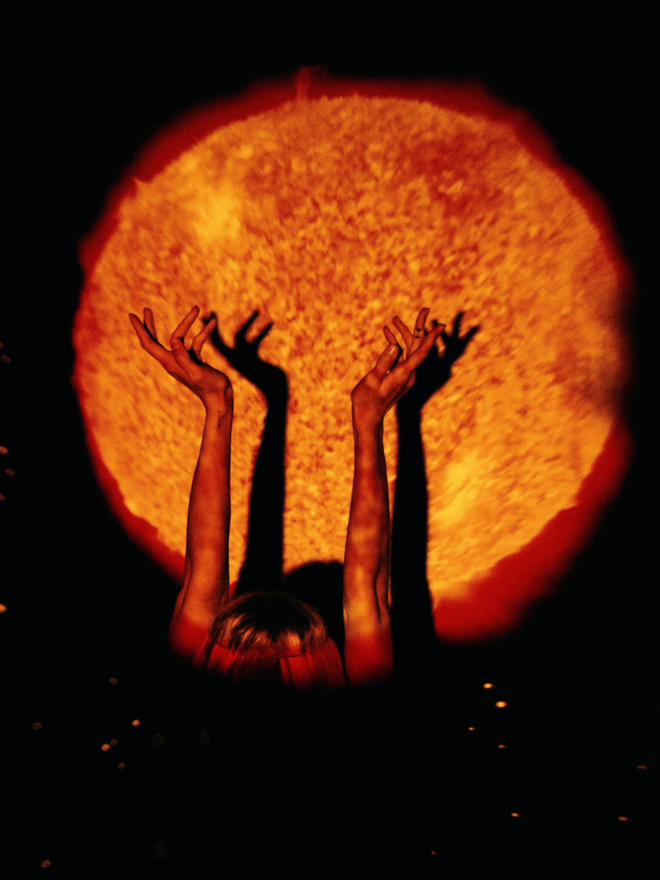 Фотосессия с проектором. Фотограф vitalina.fox