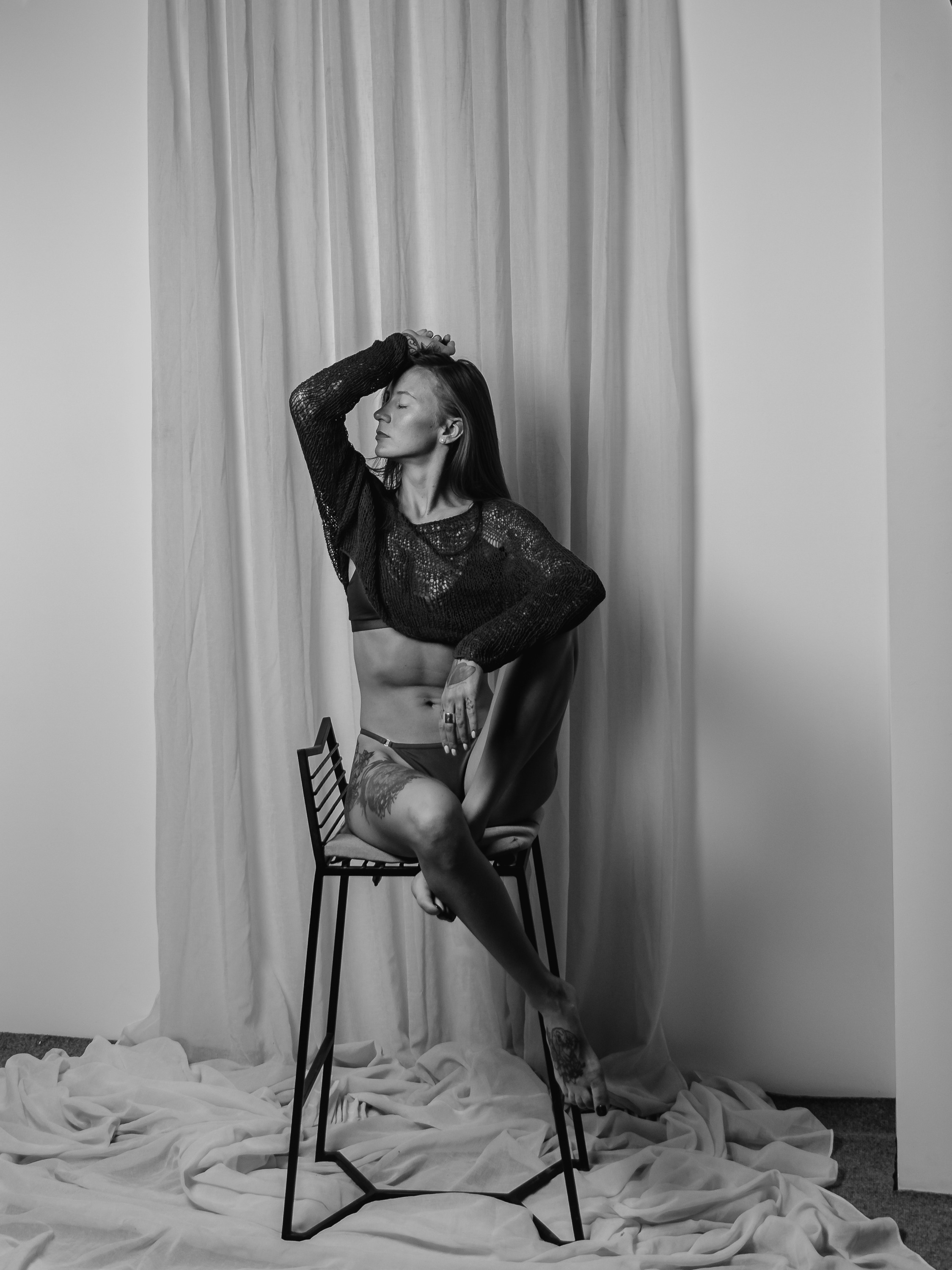 Женская съёмка в студии. Фотограф vitalina.fox