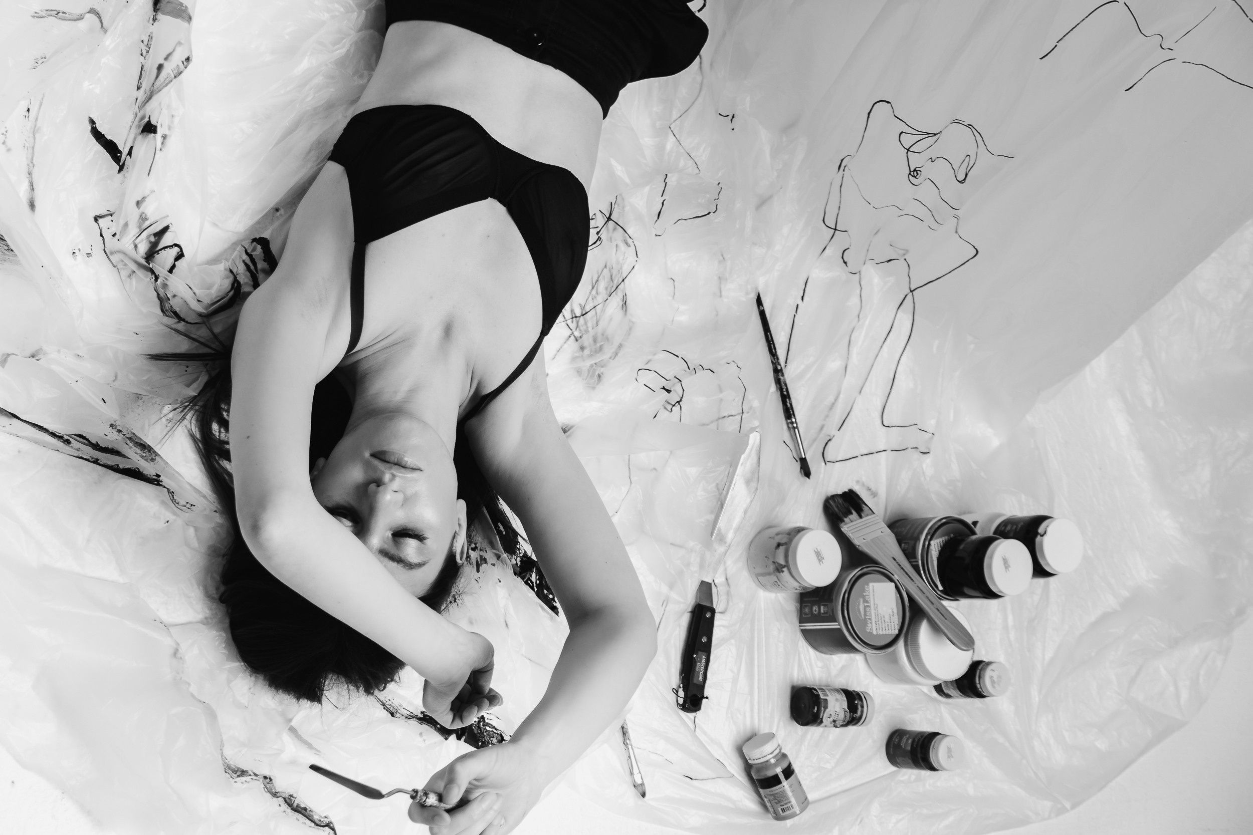 Женская съёмка в студии. Фотограф vitalina.fox