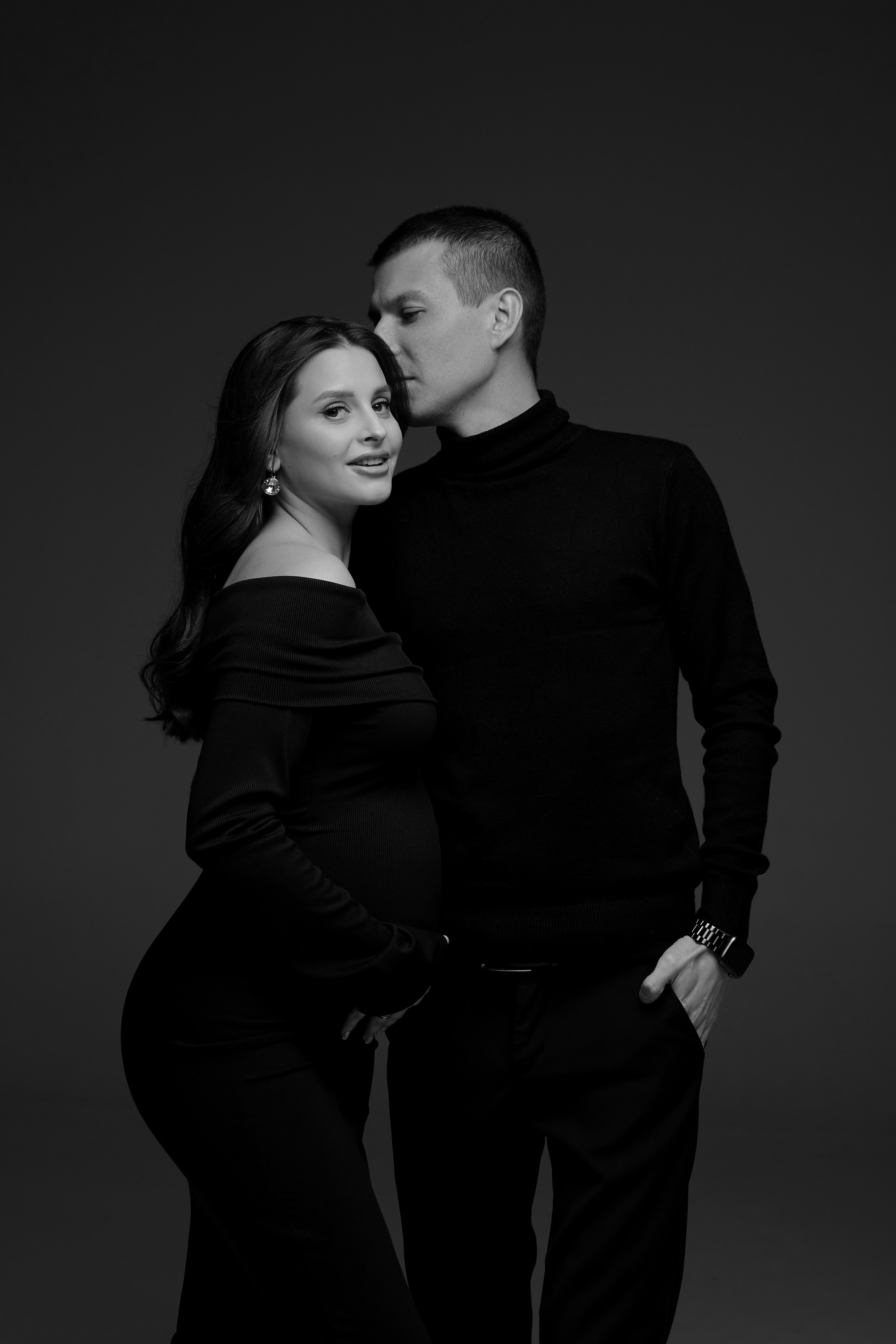 Дарья с мужем. Семейный фотограф и фотограф беременности во Владивостоке