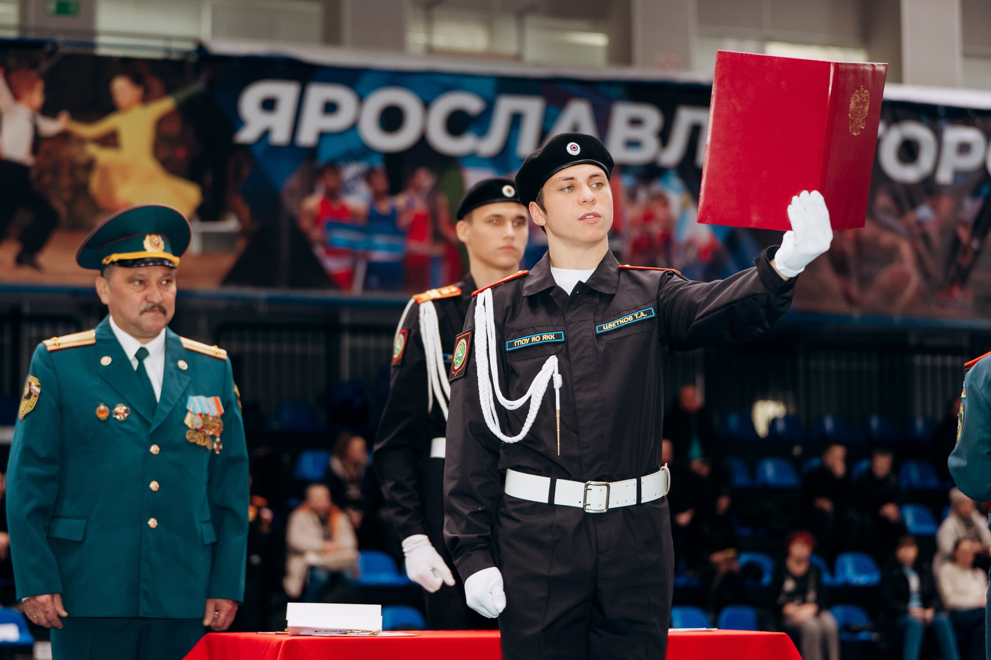 Принятие присяги кадетами. Свадебный и репортажный фотограф в Ярославле Евгений Сальников