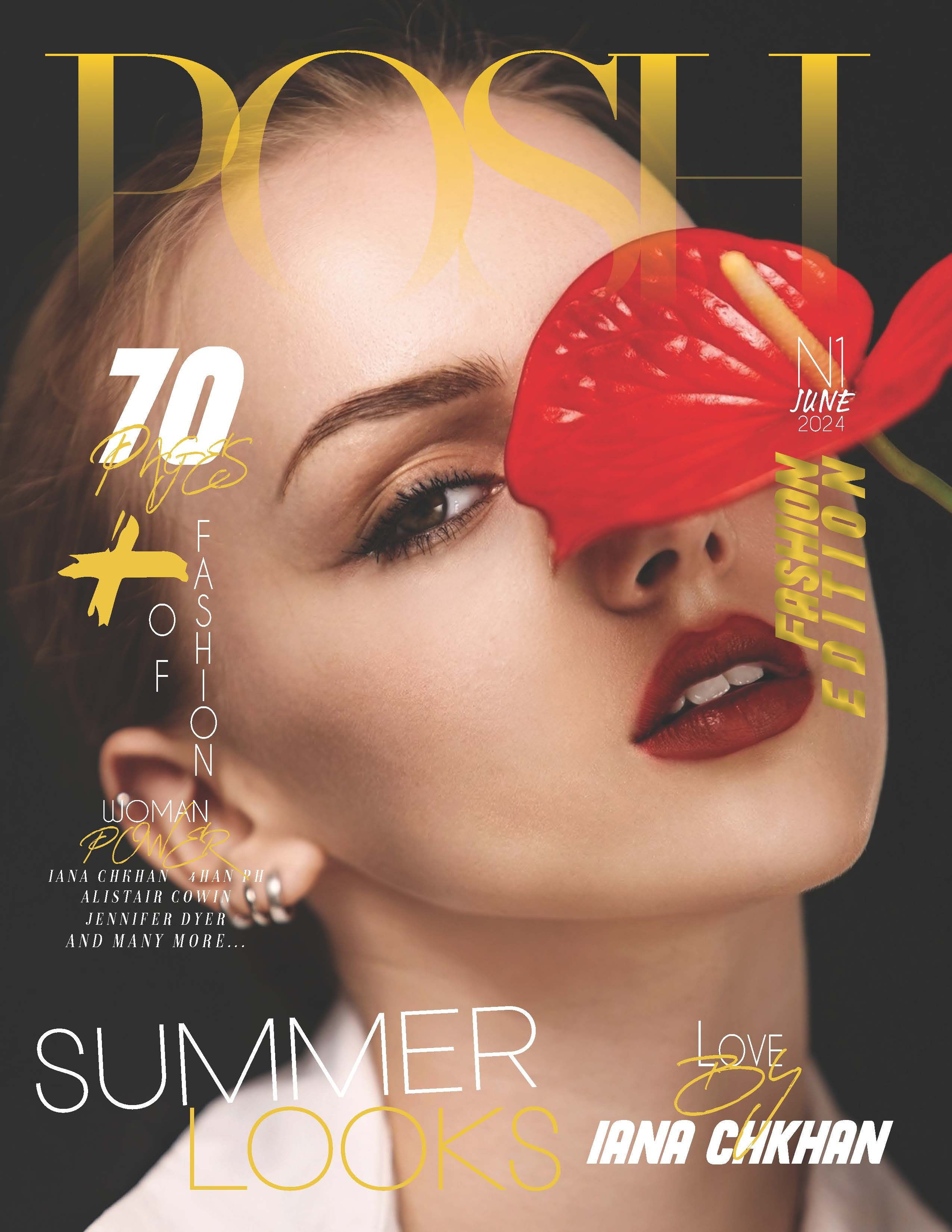 Обложки глянцевых изданий. Яна Чхан — Фотограф в Донецке и не только