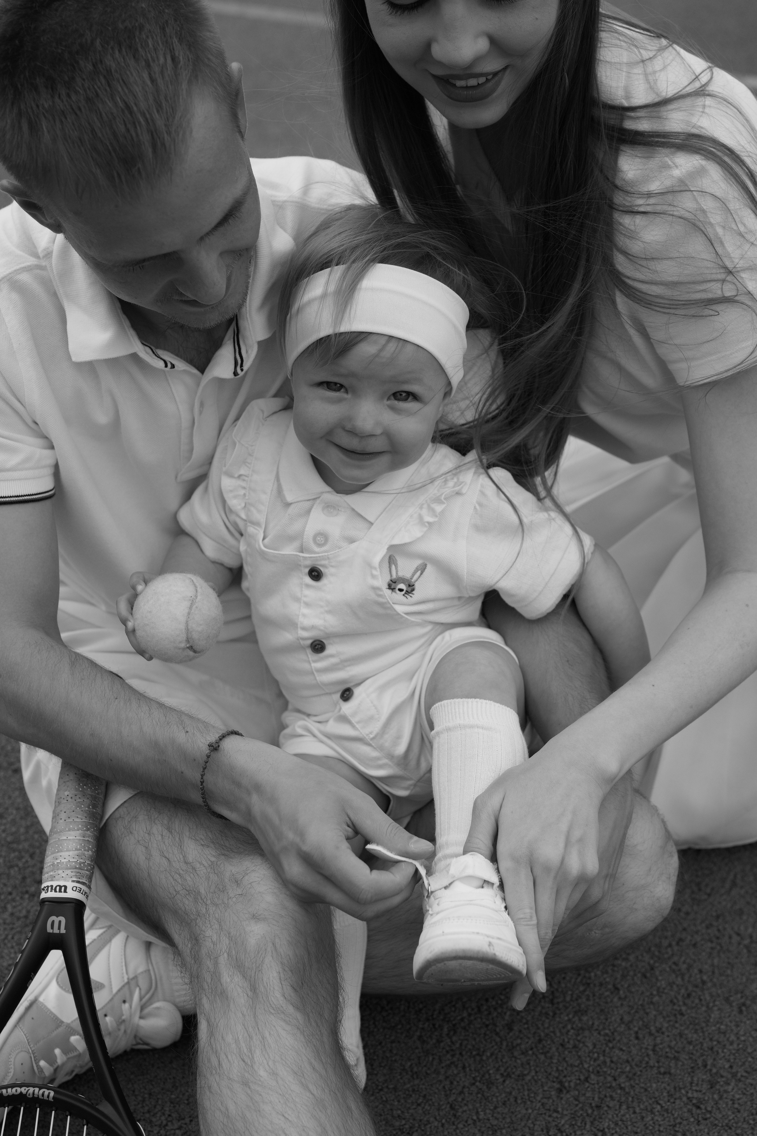 Теннис с семьей. Свадебный и семейный фотограф Афанасьева Анна в Кисловодске