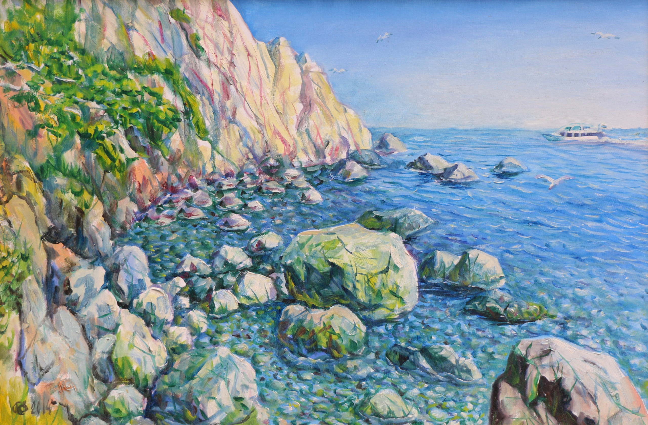 Крымский пейзаж. Продажа картин маслом на холсте в г. Ялта