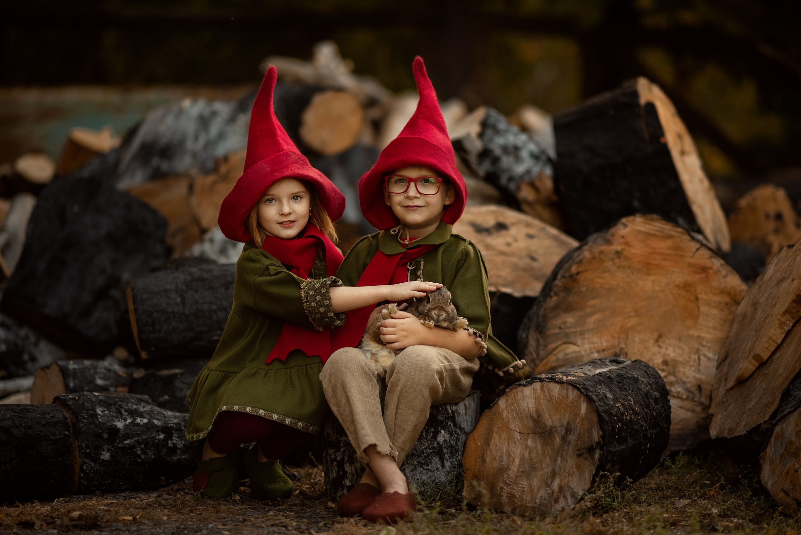 Осенние гномики. Семейный, детский и женский фотограф в Ростове-на-Дону Кирилина Екатерина