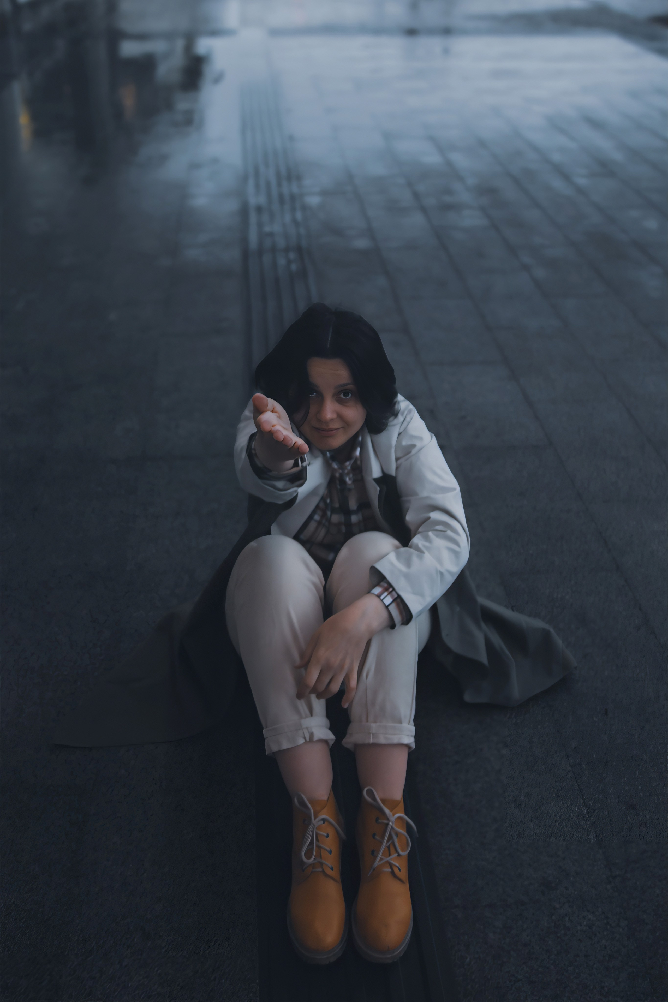 Фотосессия на вокзале