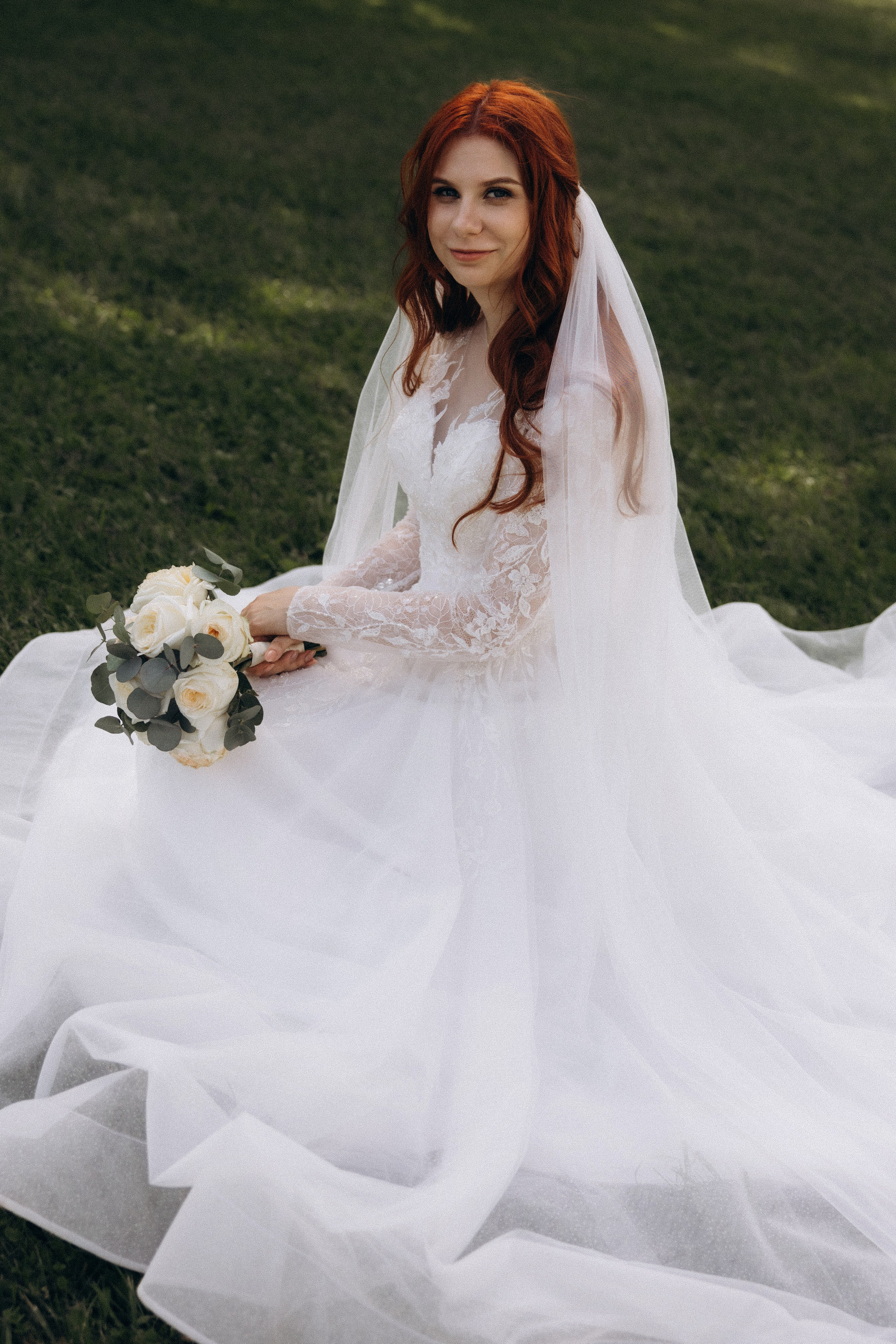 Фотосессия свадьбы Ивана и Александры в парке Горки Ленинские