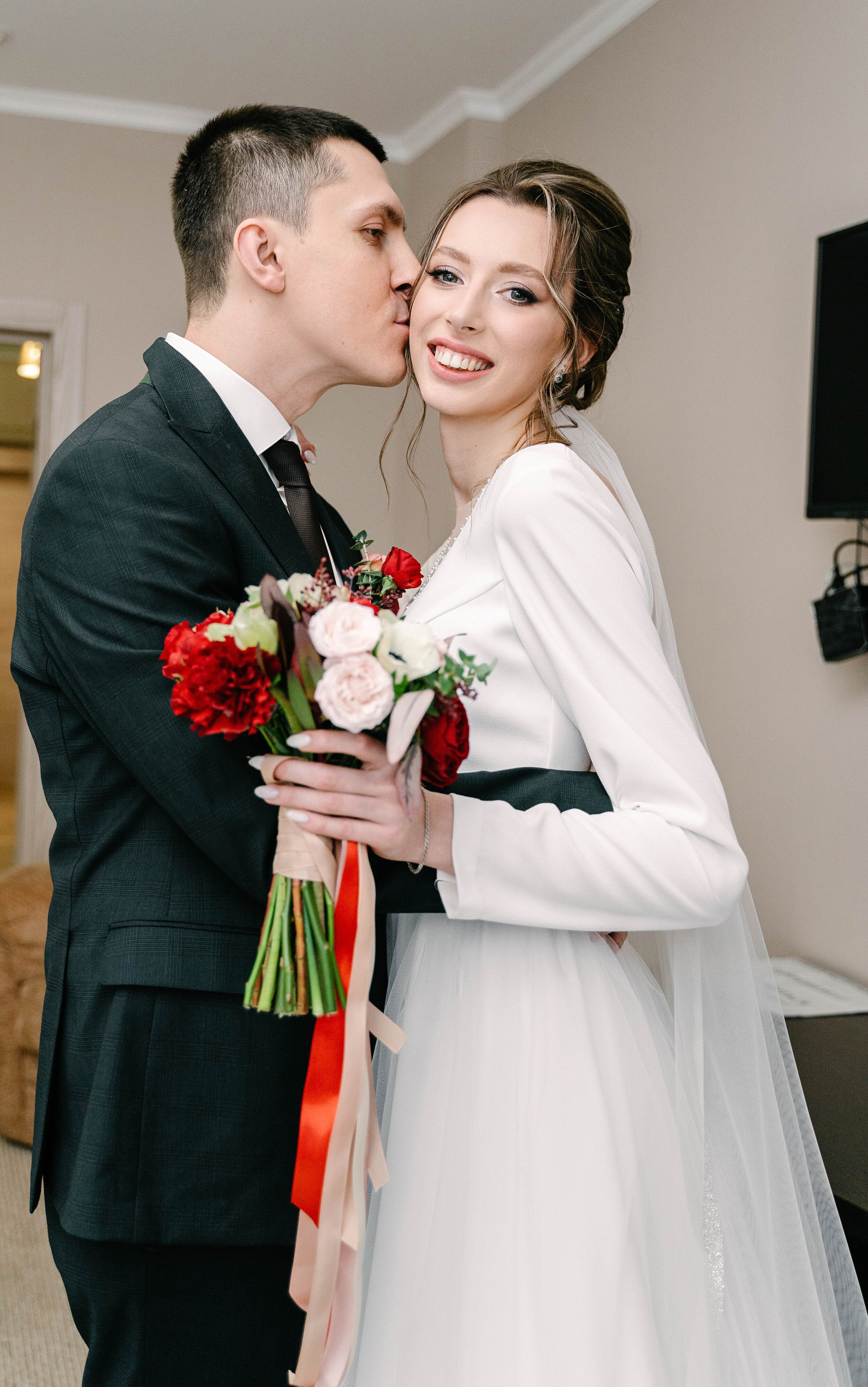 Зимняя свадебная фотосессия молодоженов. Свадебный и семейный фотограф из Воронежа|Москвы Бубнова Екатерина