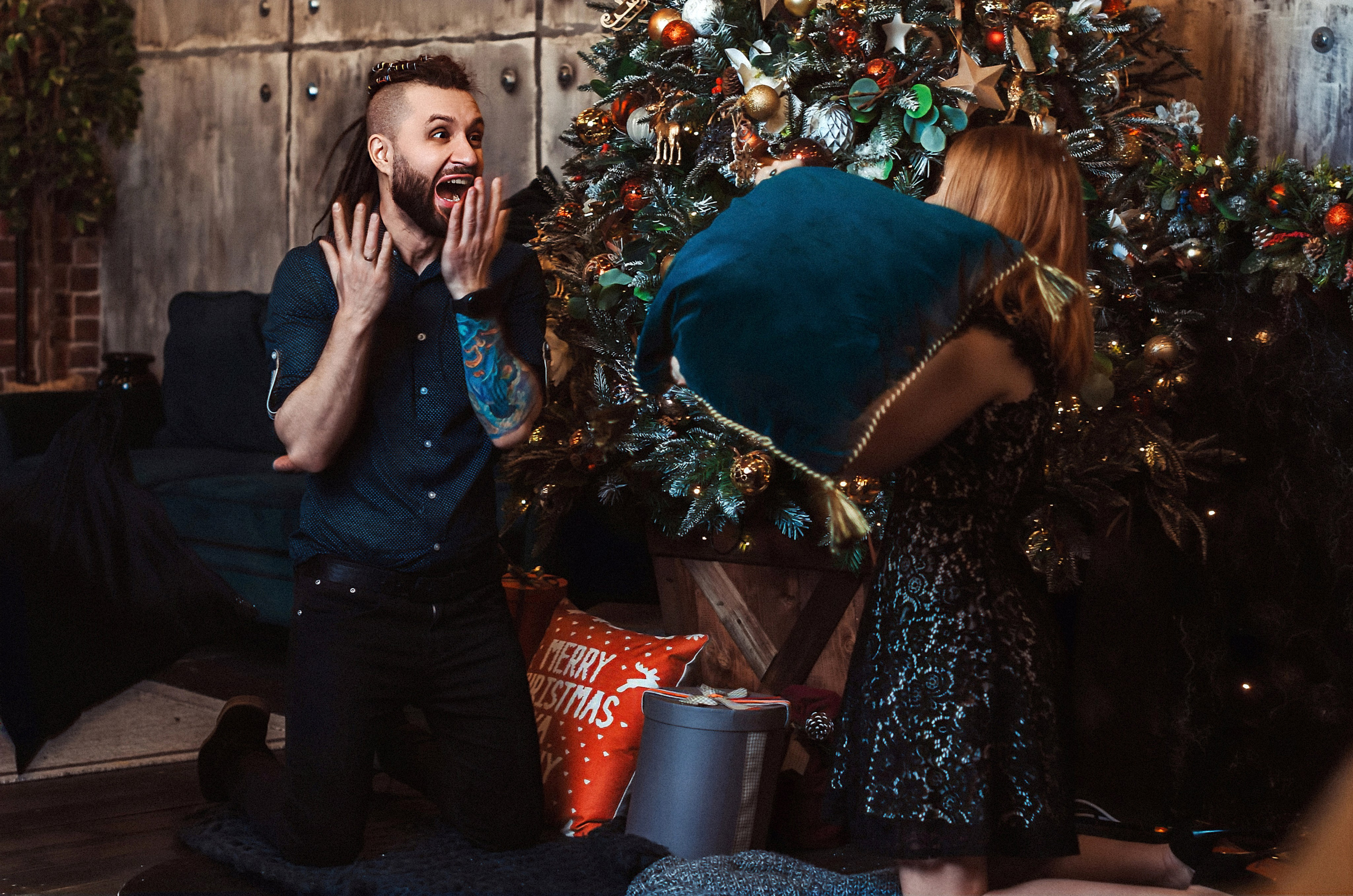 Новогодняя Love Story Виталии и Виталия. Фотограф Алиса Агафонова в Санкт-Петербурге