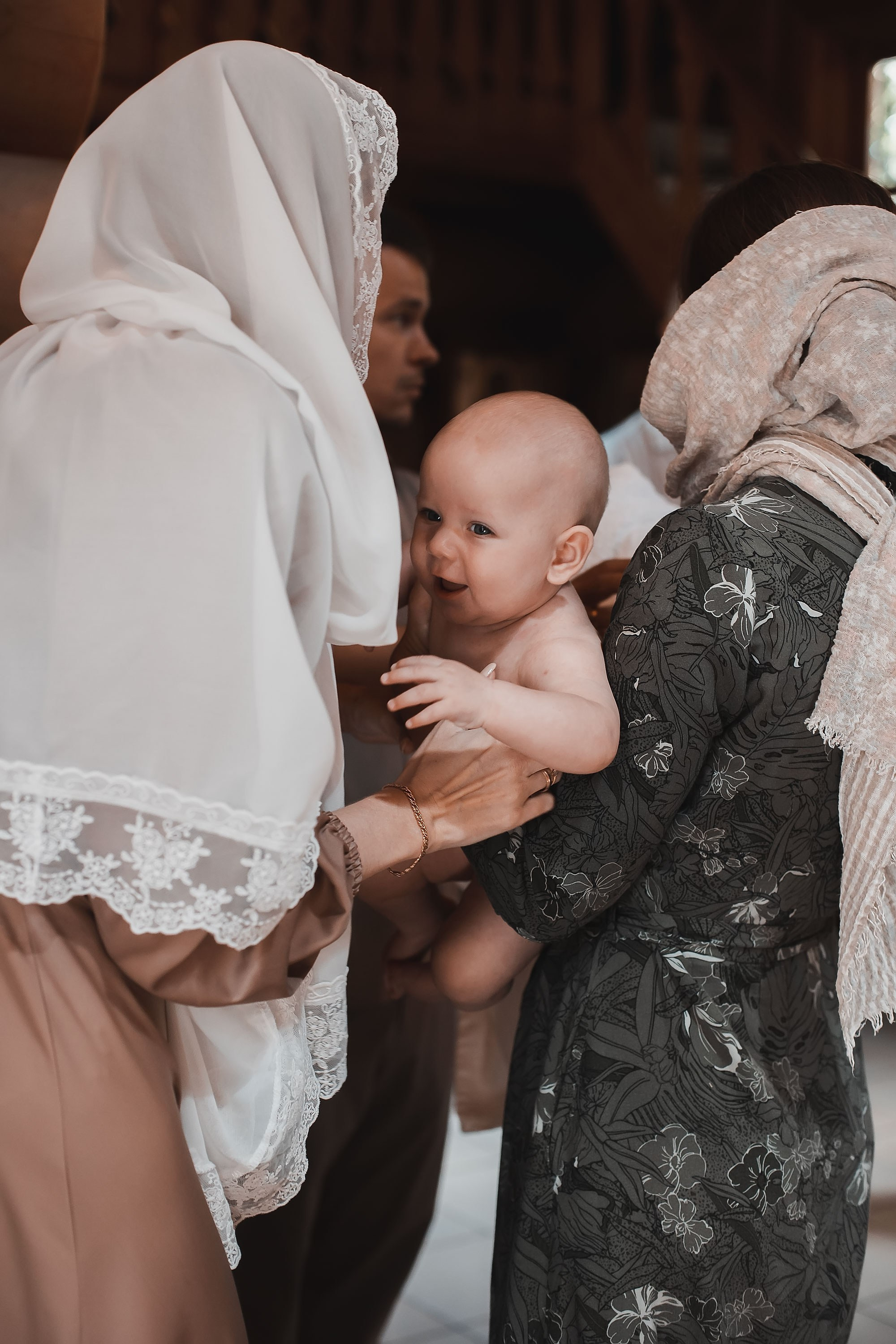 Крещение Ксении. Семейный, индивидуальный фотограф в Москве Ангели Марина
