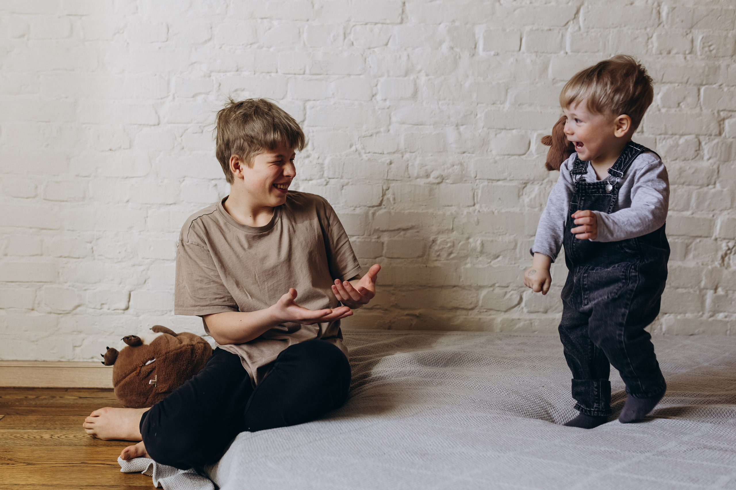 Сёстры — братья. Фотограф Людмила Оюн