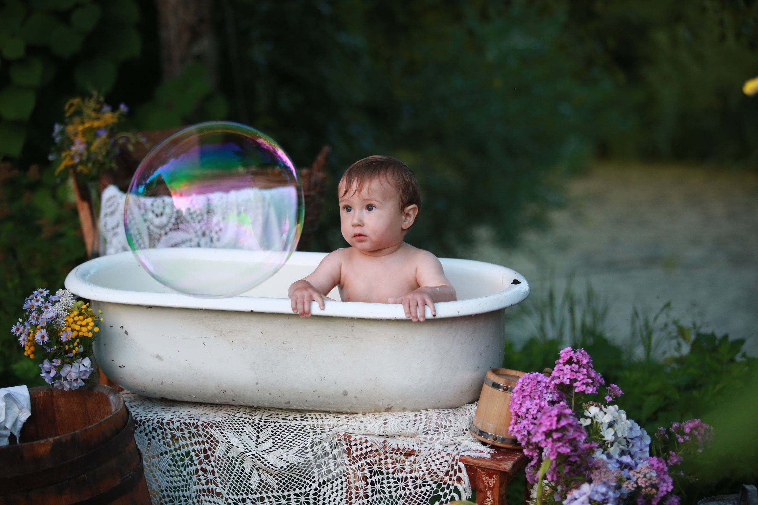 Проект «Ретро стирка на реке». Семейный и детский фотограф в Москве Мария Быкова