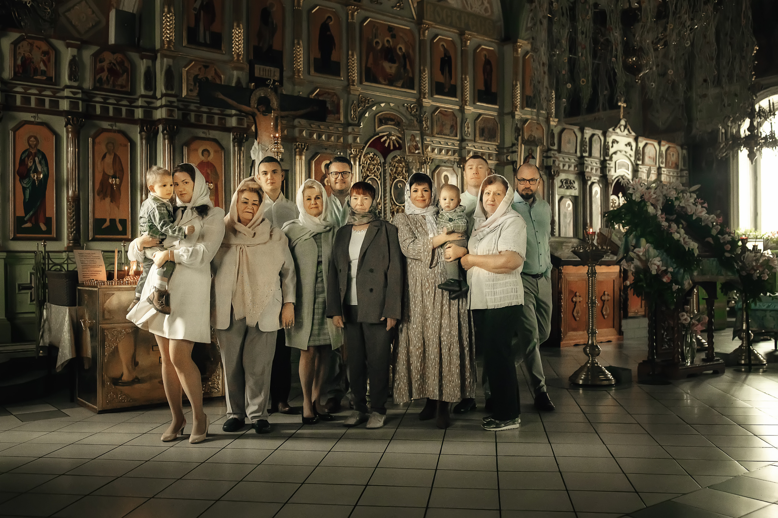 КРЕЩЕНИЕ ЛЬВА И МАРКА. ФОТОГРАФ