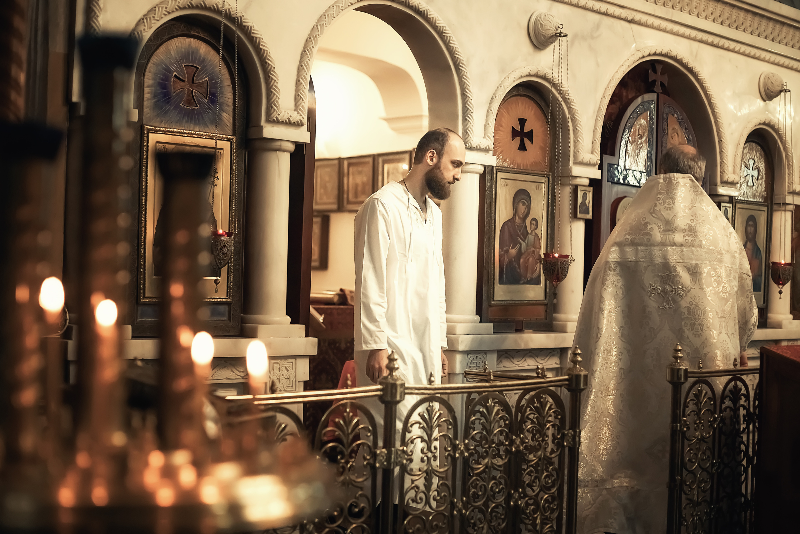 КРЕЩЕНИЕ ПАПЫ И ДОЧКИ. ФОТОГРАФ