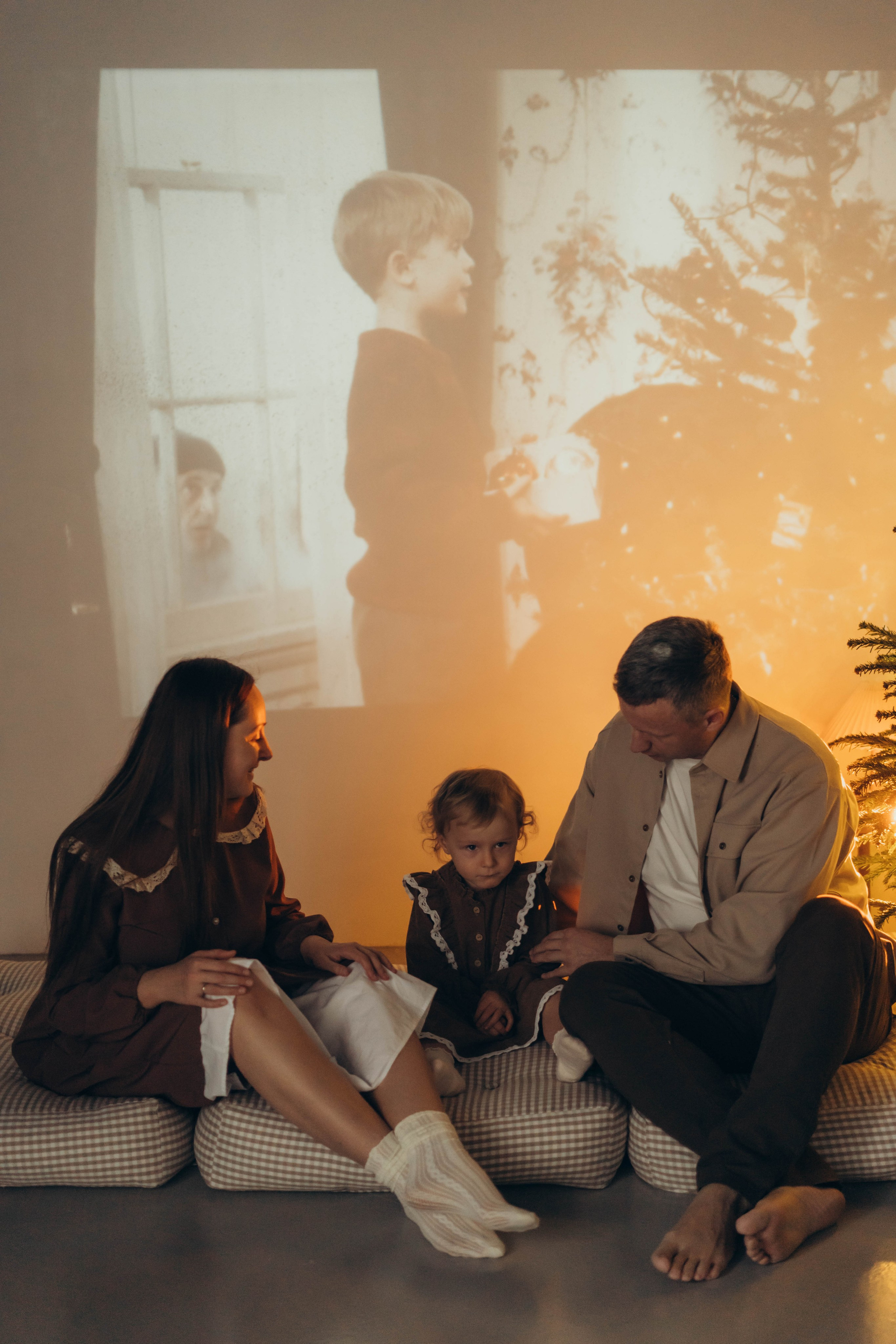 Екатерина, Николай и малышка Аня