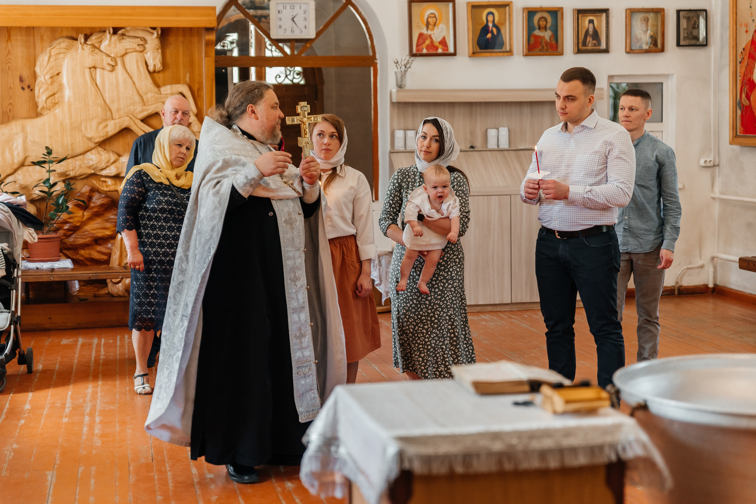 Крещение Тимура. Семейная фото и видеосъёмка. Брянск