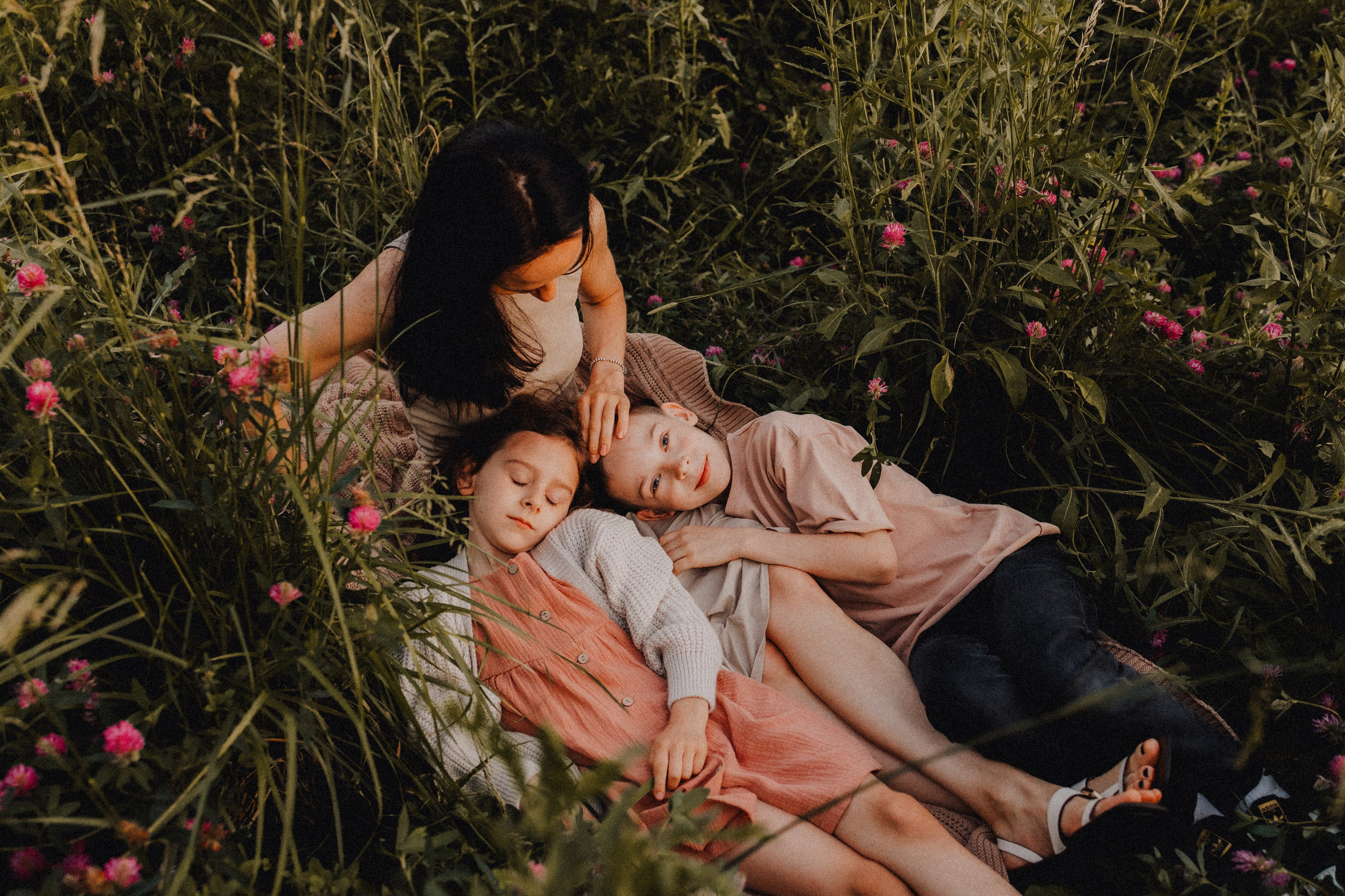 Илья, Катя, Ваня и Соня. Семейный фотограф Москва