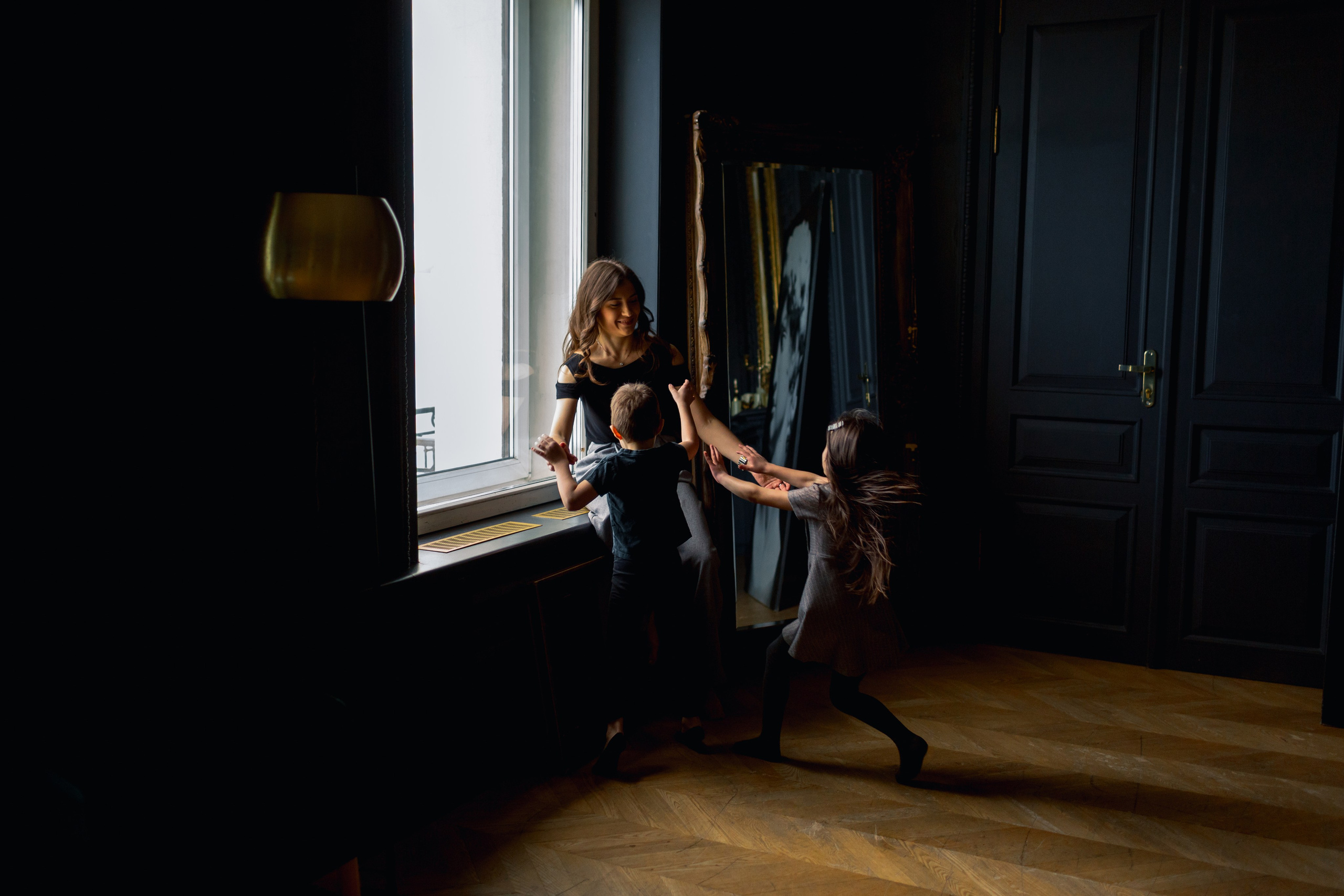 Алена, Настя и Никита. Семейный и портретный фотограф в Санкт-Петербурге Андрей Воробьев