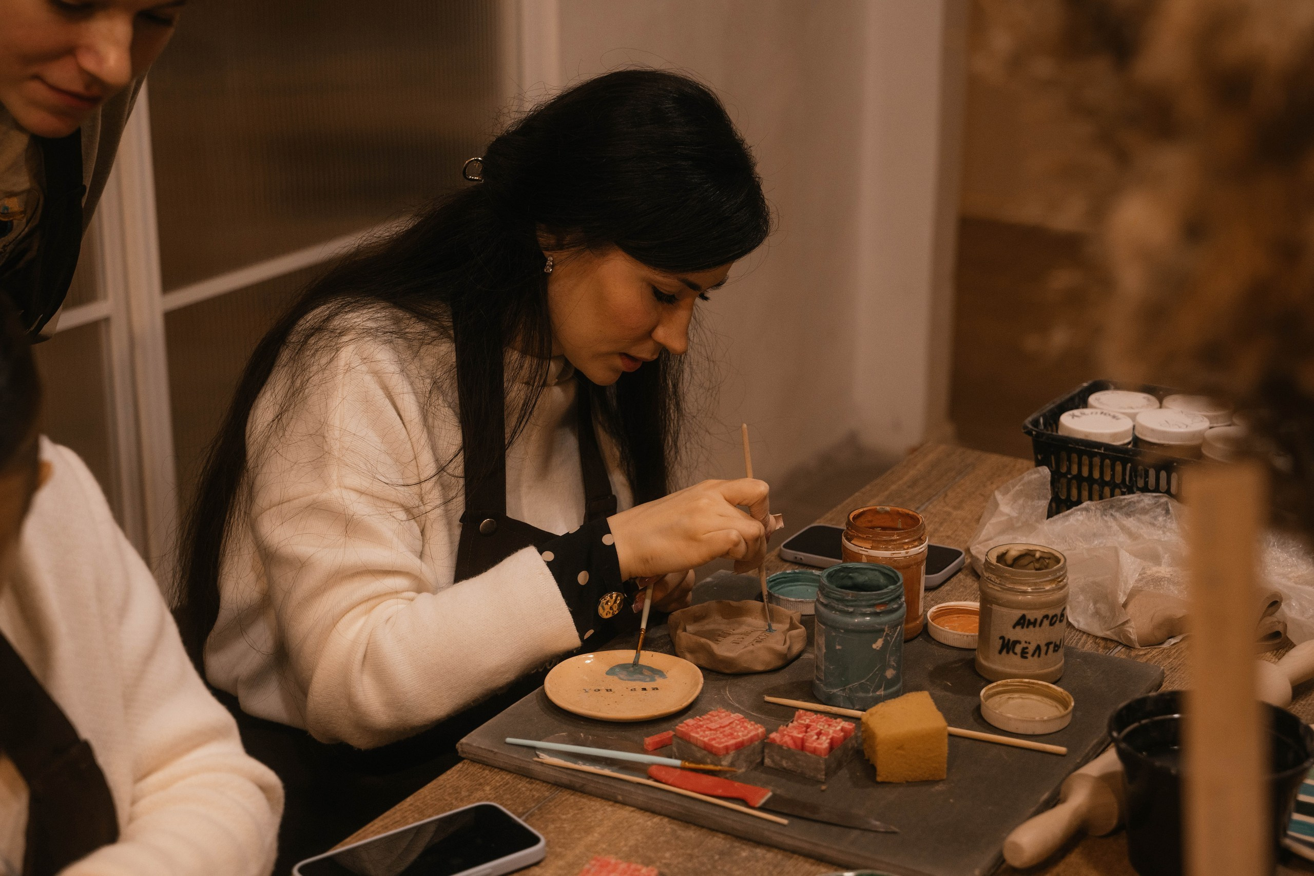 День рождения в гончарной мастерской. Свадебный, семейный фотограф в Рязани Лена Брант