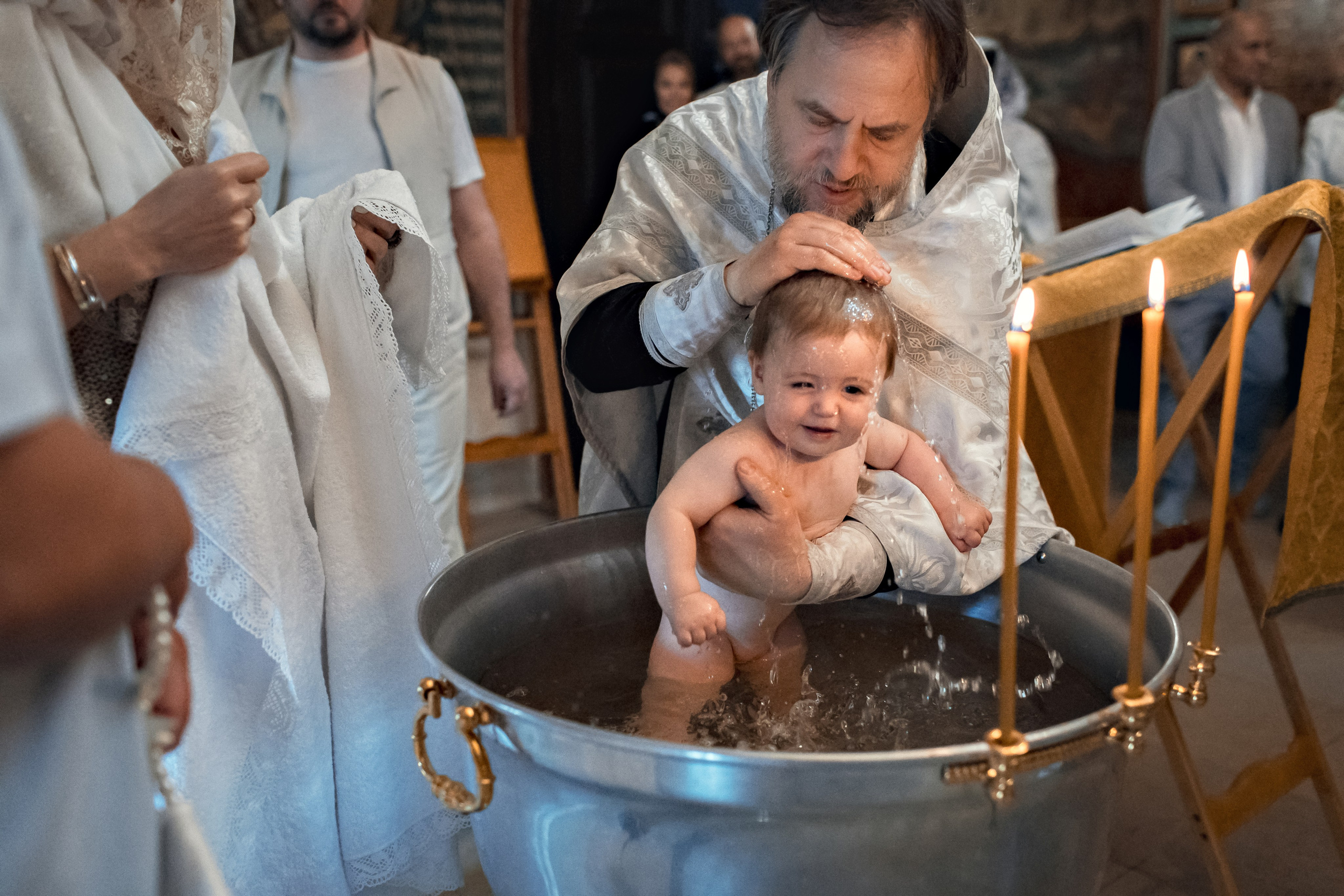 Крещение в Зачатьевском Монастыре. Профессиональный фотограф в Москве и Мо Мария Шантарёва