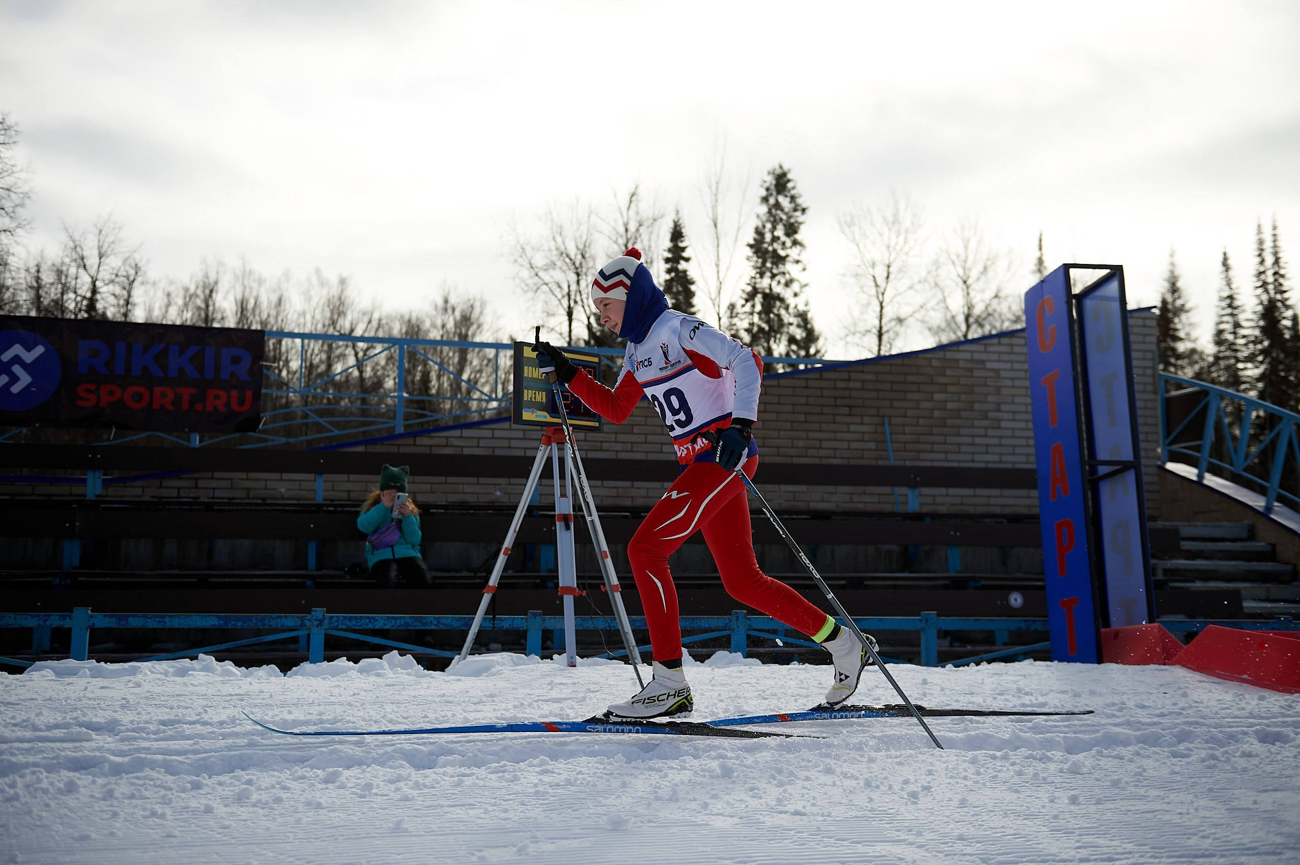 Всероссийские соревнования по лыжным гонкам «Пионерская правда». Ижевс. Спортивный репортажный фотограф в Ижевске Сергей Мерзляков