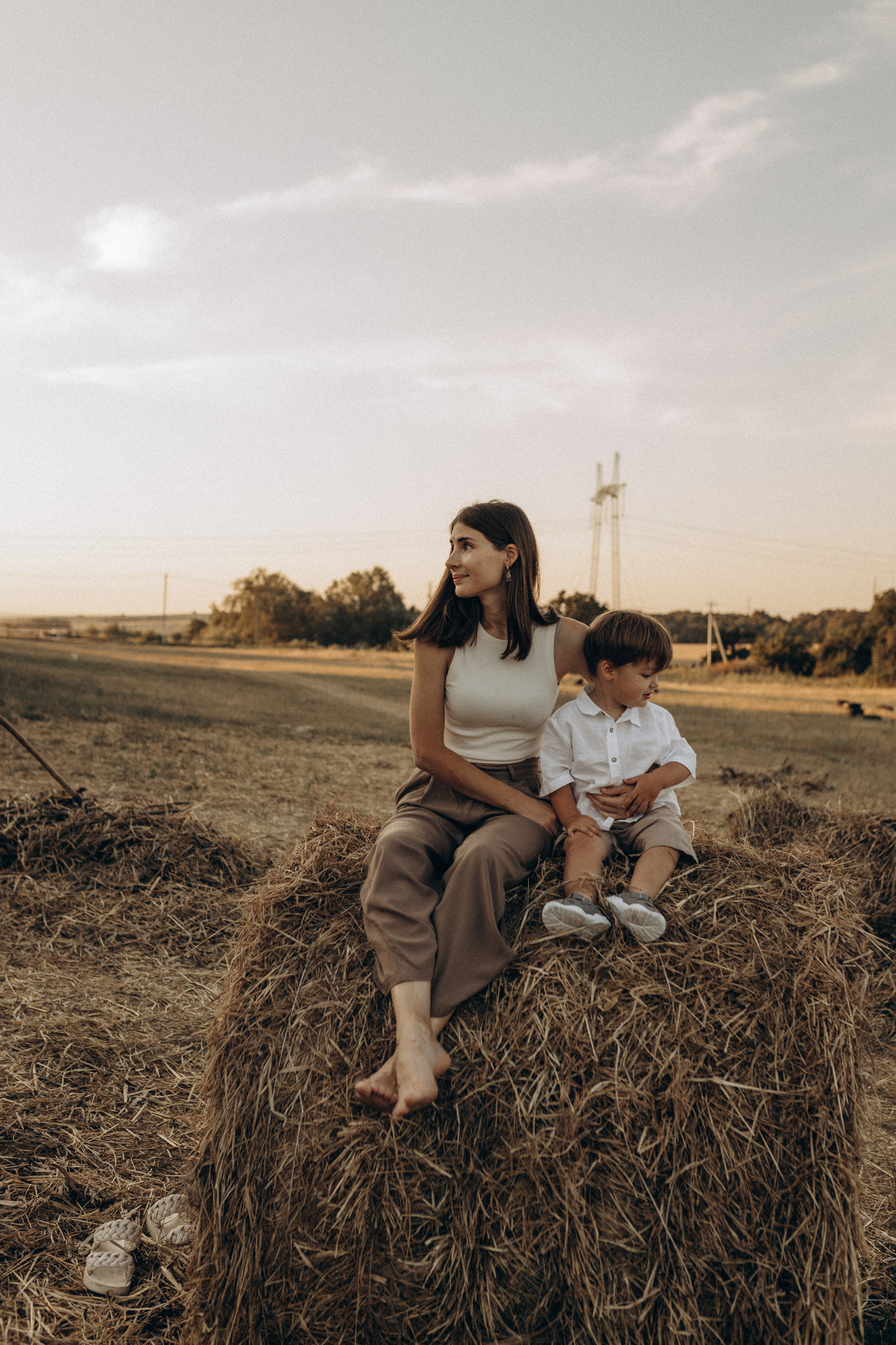 Миша Таня и Лев на ферме. Семейный фотограф в Новороссийске и Анапе Александра Яковлева