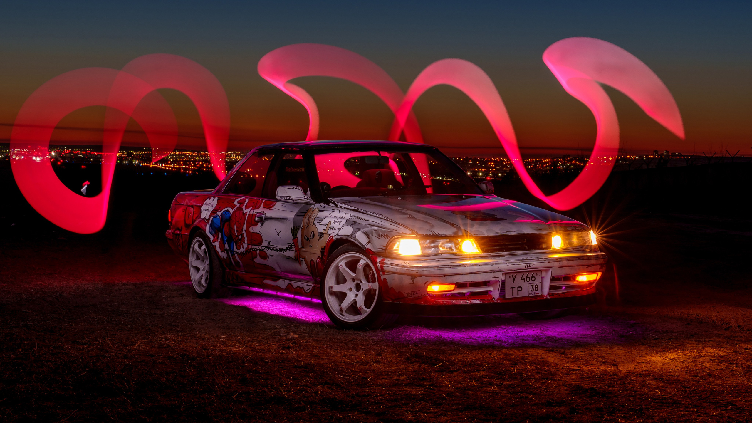Toyota Mark II (GX 81). Фотограф, видеограф и пилот дрона на Байкале
