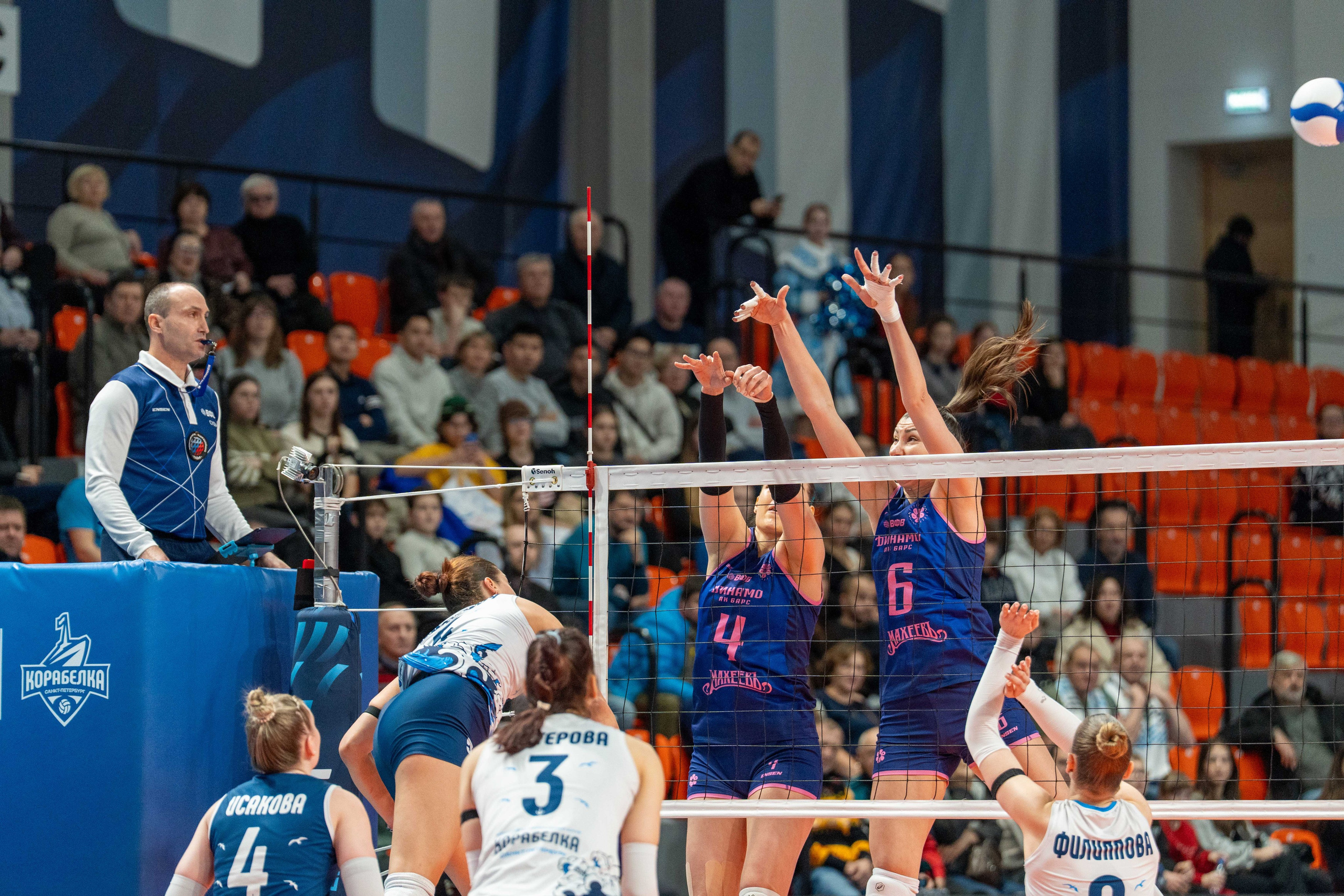 Корабелка — Динамо-Ак Барс (Казань): фотогалерея 15-го тура Суперлиги 2025/26 в Санкт-Петербурге | Антон Гауф. Спортивный фотограф в Санкт-Петербурге | Антон Гауф