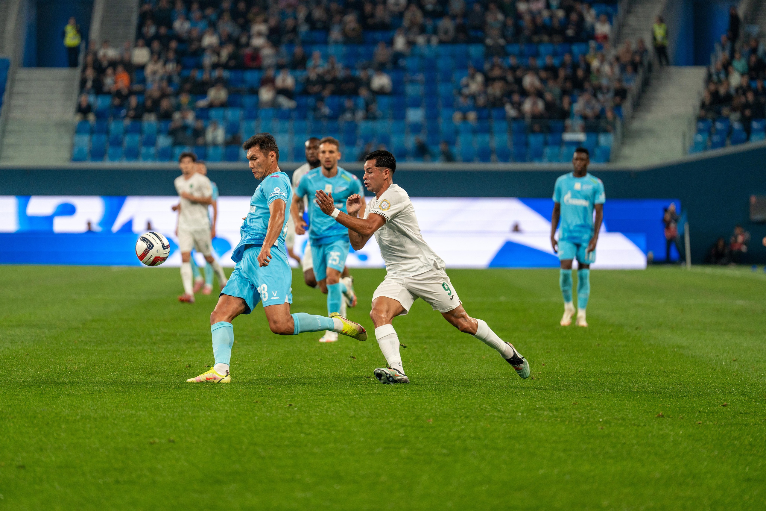 Игровой момент Зенит – Ахмат, спортивный фотограф Санкт-Петербург