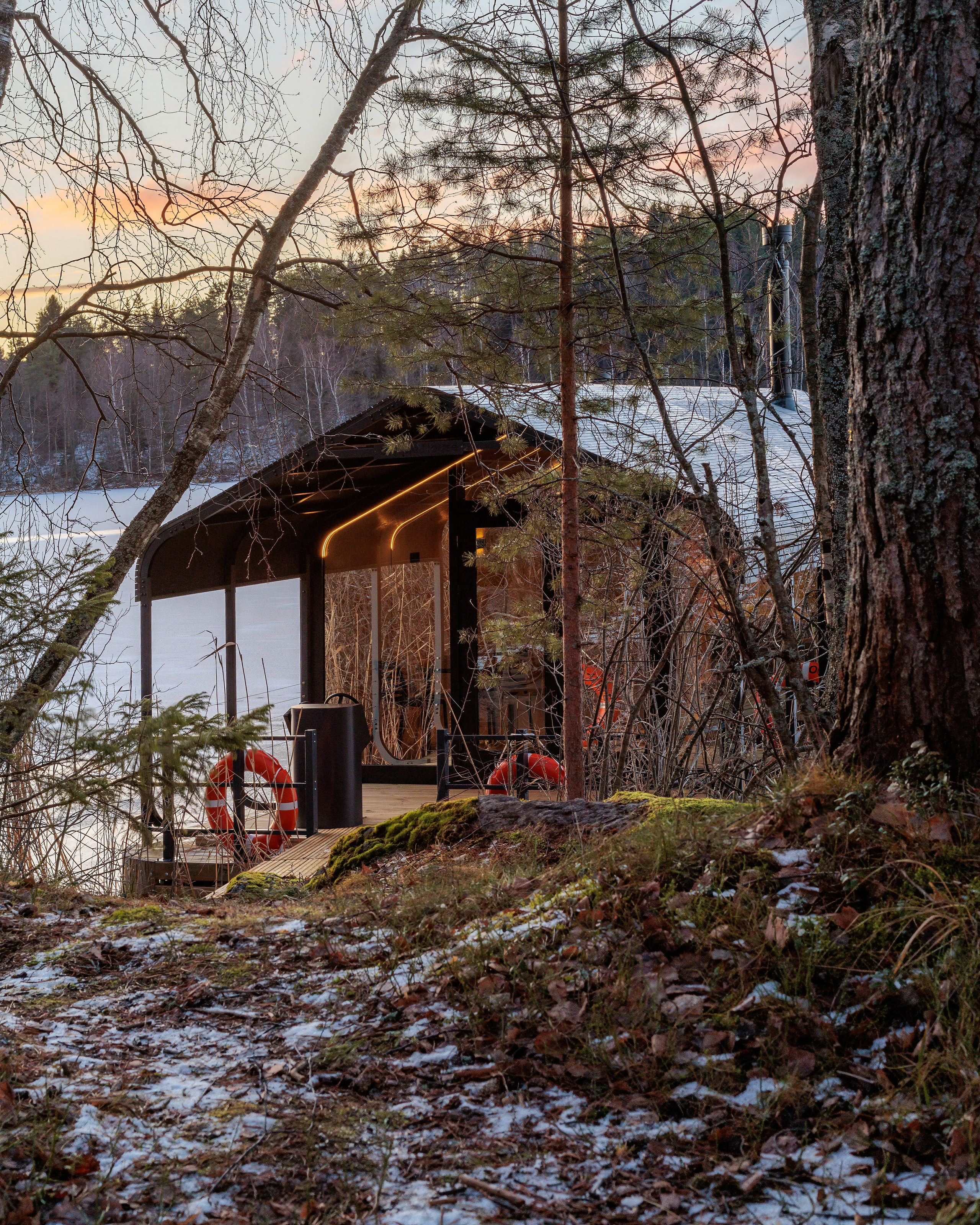Баня на воде, Карелия