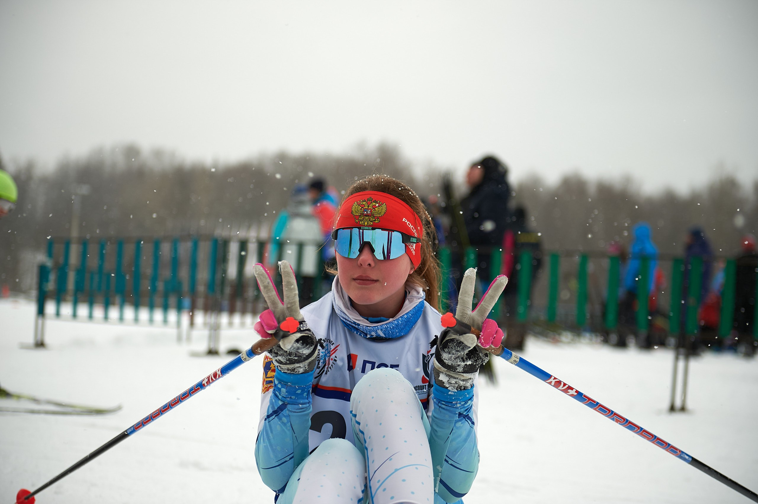 Всероссийские соревнования по лыжным гонкам «Пионерская правда». Ижевс. Спортивный репортажный фотограф в Ижевске Сергей Мерзляков