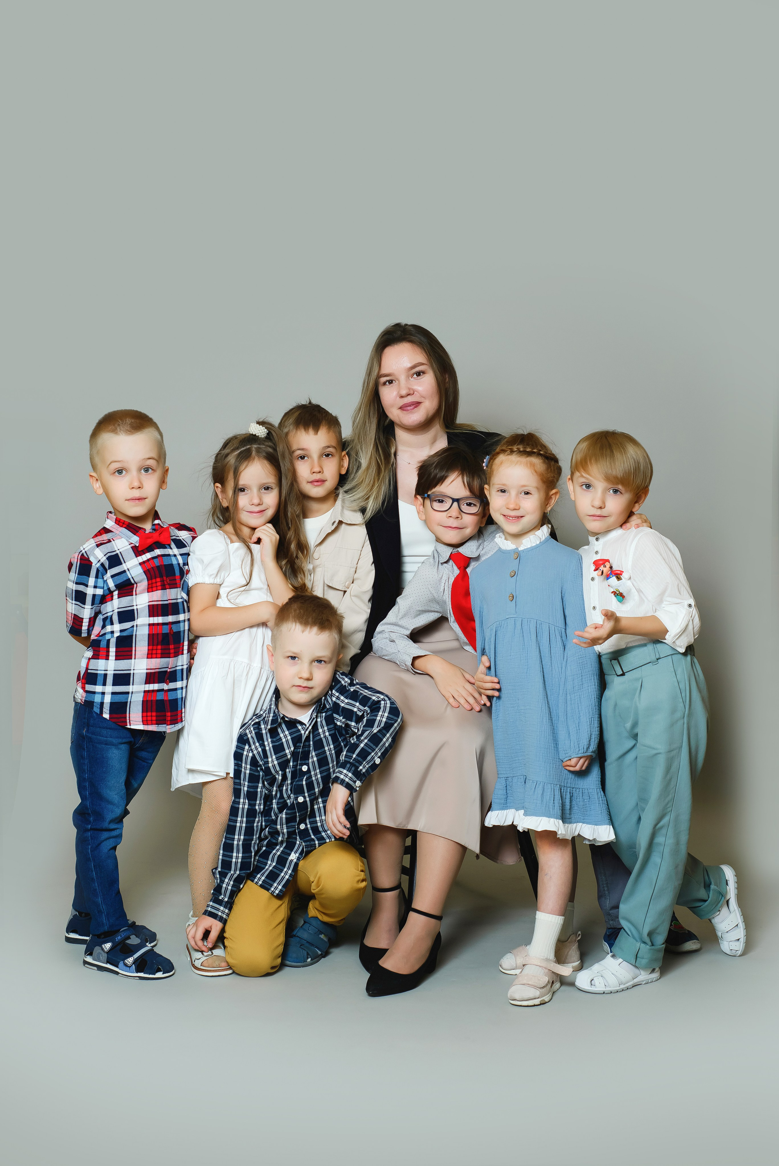 Студийная съемка в саду