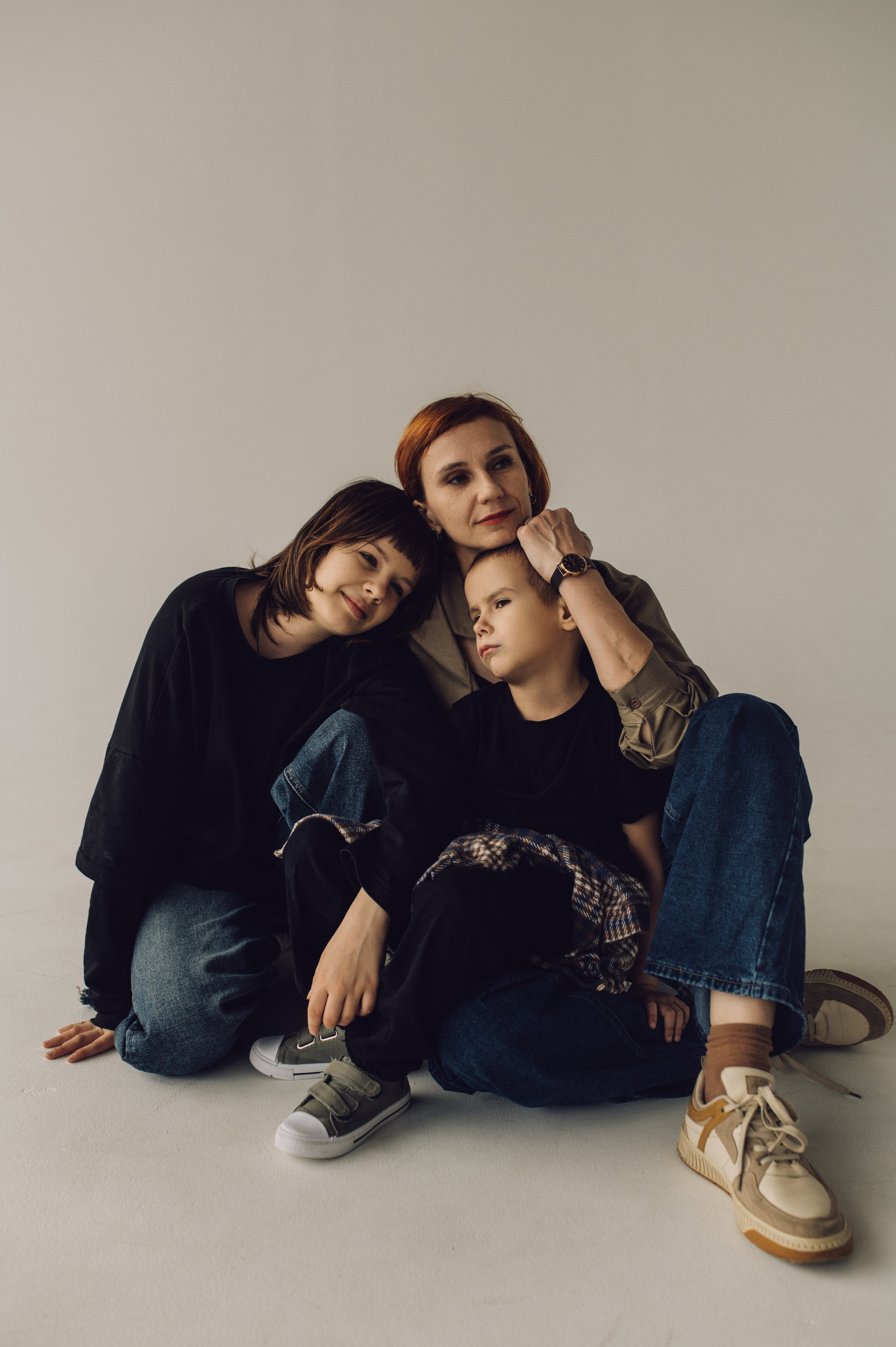 Наташа, Маша и Ванюшка. Фотограф Мария Стрелкова