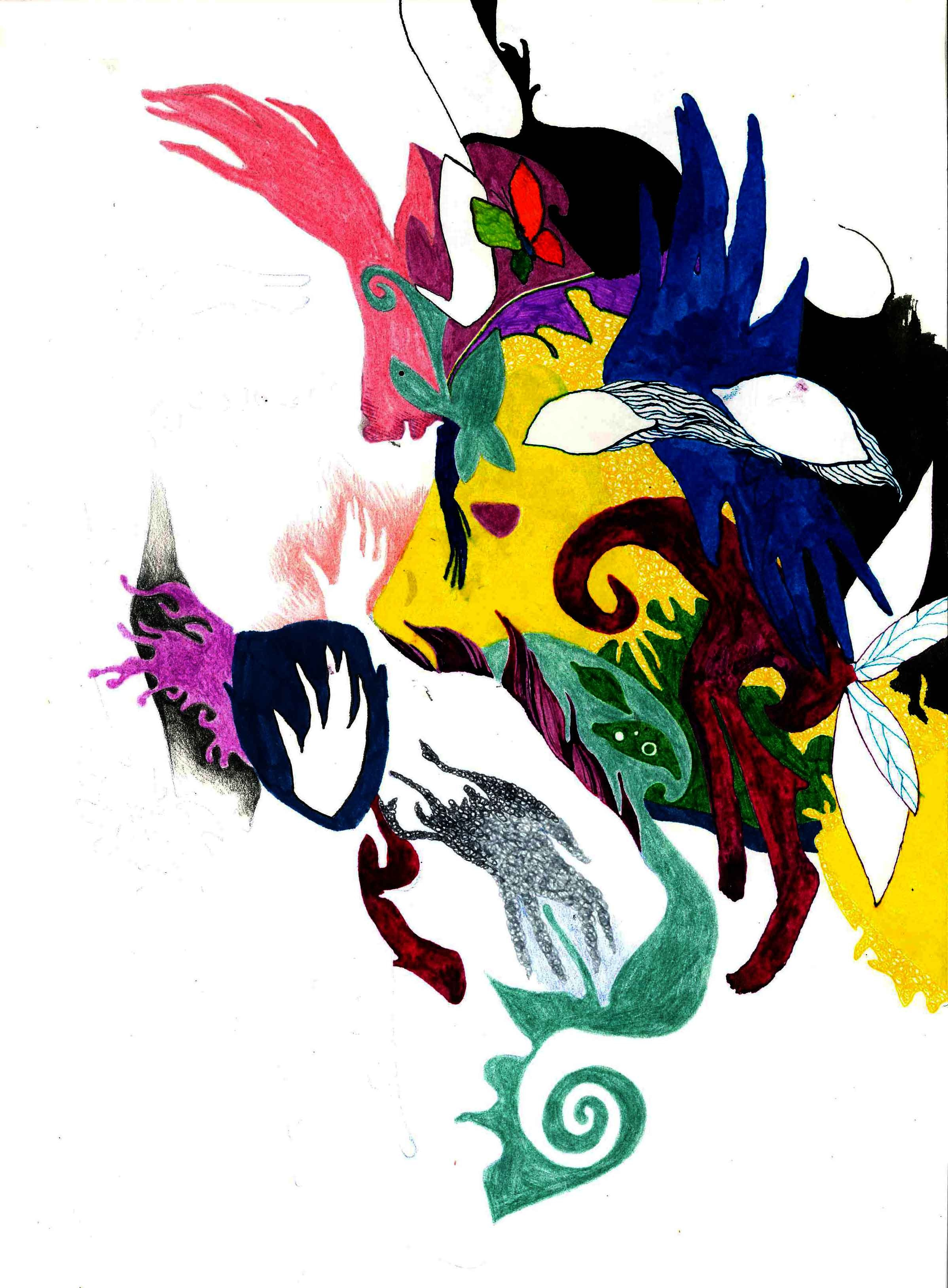 «Чернильная серия». Художник Перепечėнова-Феофанова Анна