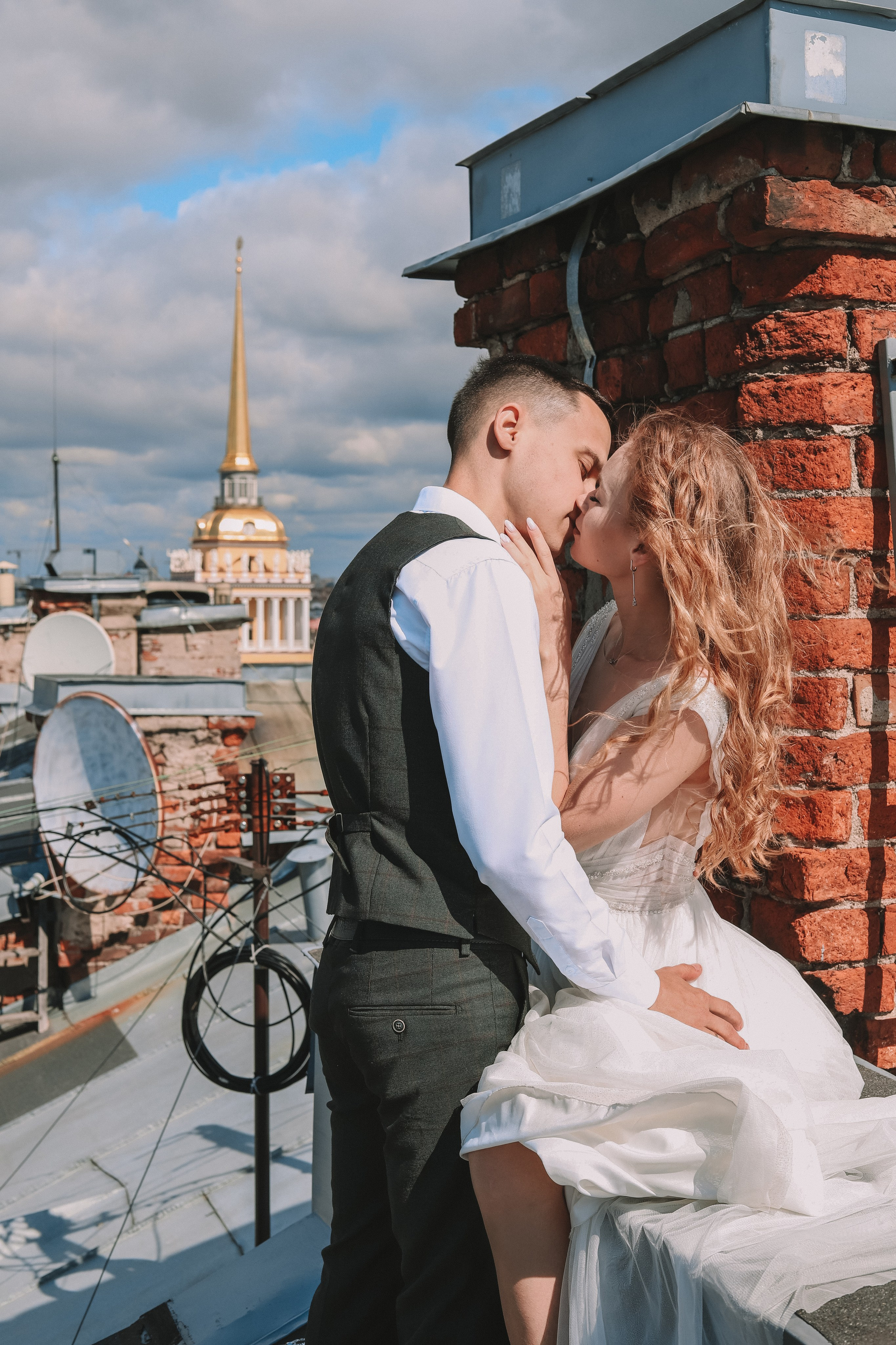 Свадебная фотосессия на крыше — фотограф СПб. Фотограф Олеся Беляева | Санкт-Петербург и Ленобласть