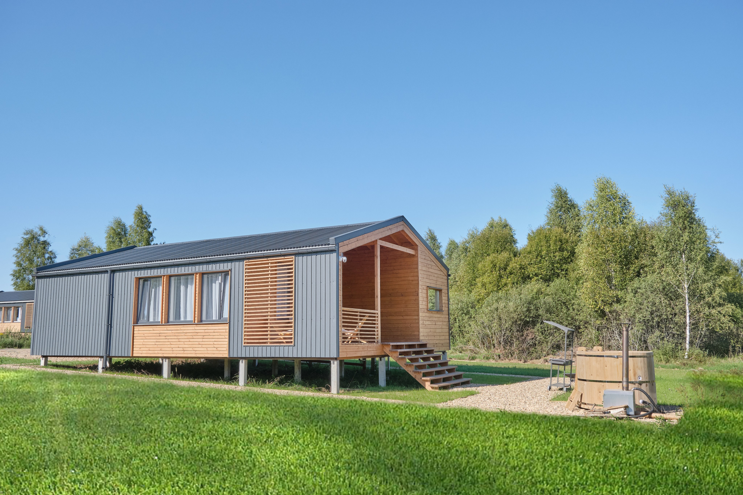 Съемка котеджного поселка Green lounge. Репортажная фото и видеосъемка в Москве под ключ