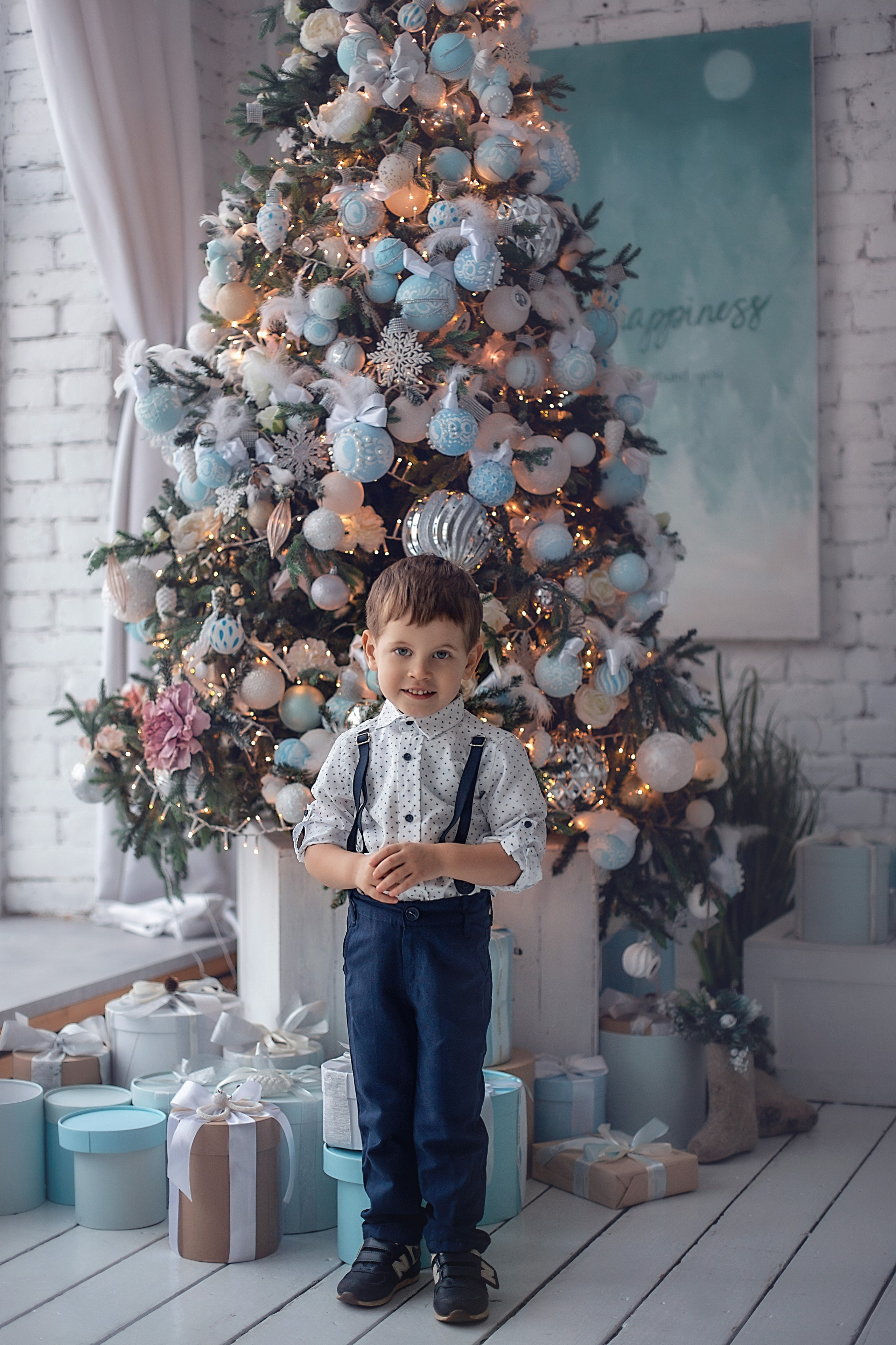 Новогодняя_Катюша с детьми. Семейный фотограф в Санкт-Петербурге