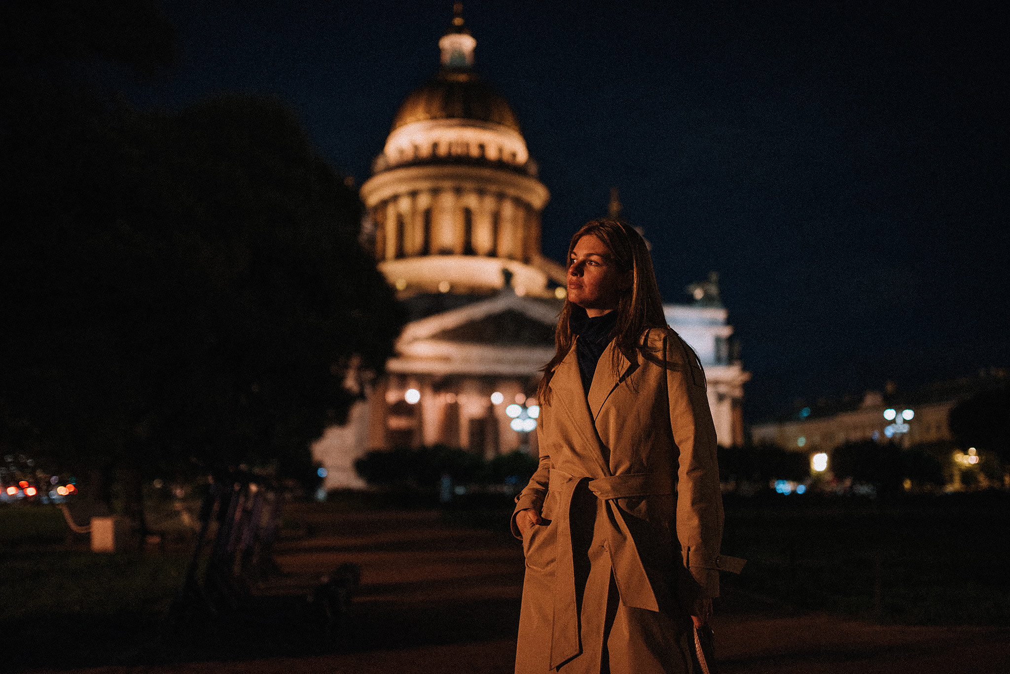Ночная прогулка с Машей. Фотограф в Санкт-Петребурге и в Великих Луках Волченкова Екатерина