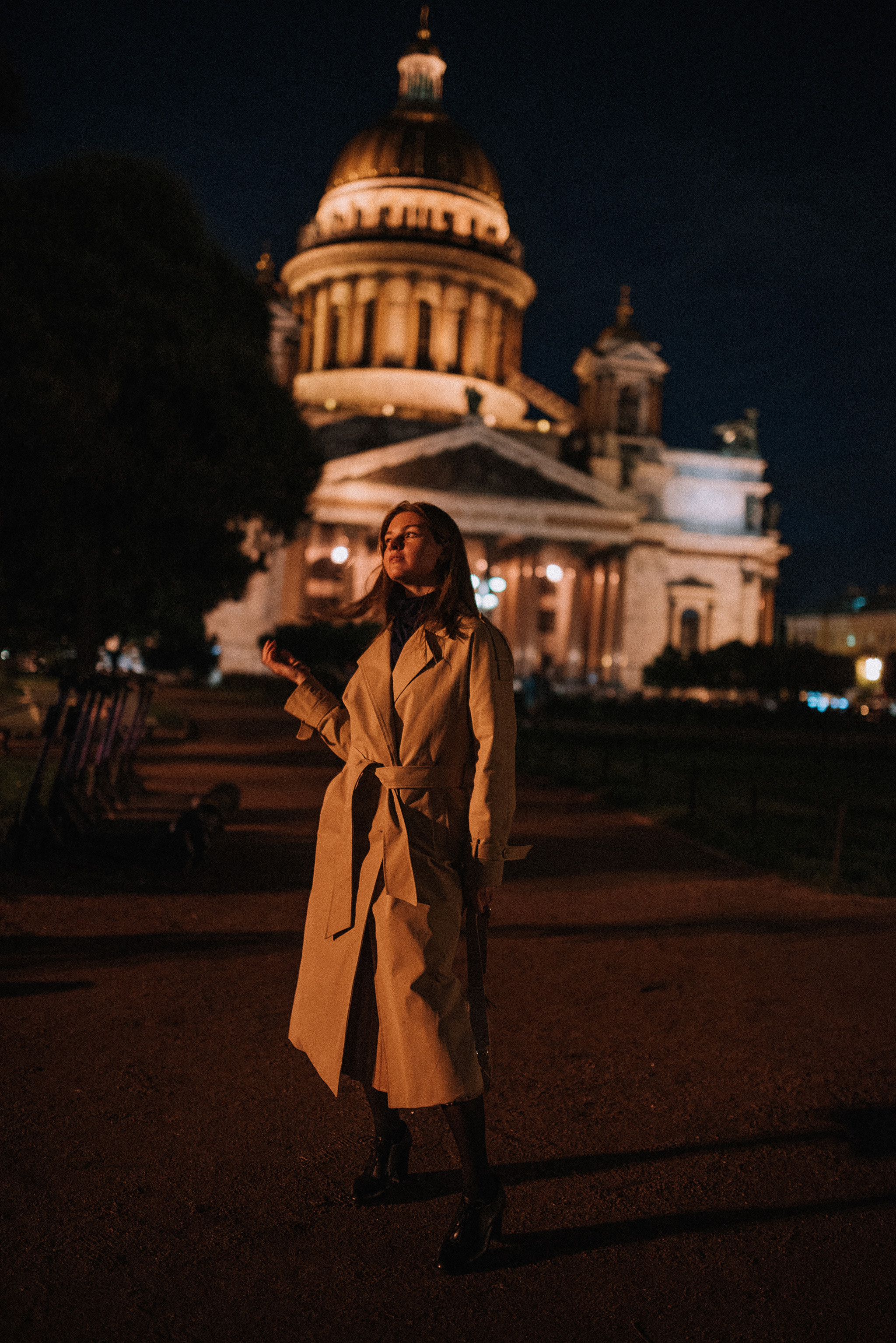 Ночная прогулка с Машей. Фотограф в Санкт-Петребурге и в Великих Луках Волченкова Екатерина