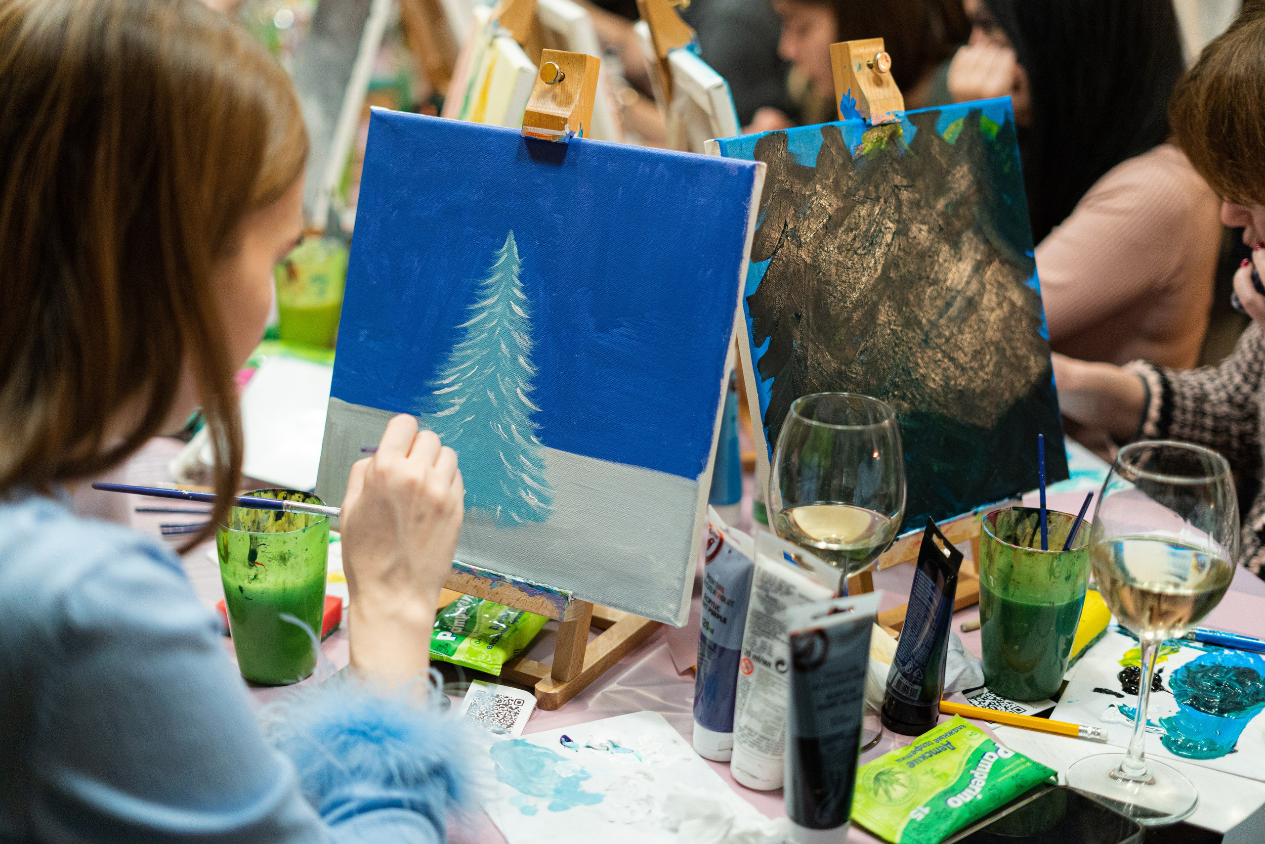 Корпоратив Teach Me Art 2. Портретный фотограф в Москве и Санкт-Петербурге Арина Чех